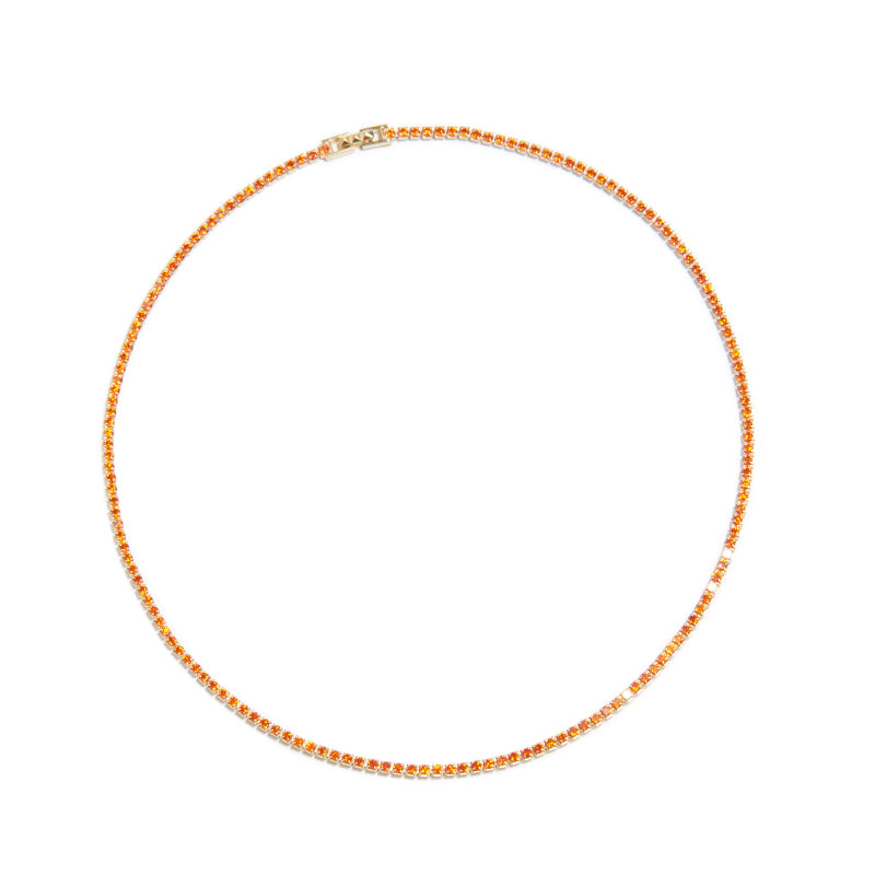 Tennis Necklace for Women - Elegant Diamond Tennis Choker | Perfect for Weddings, Parties & Special Occasions