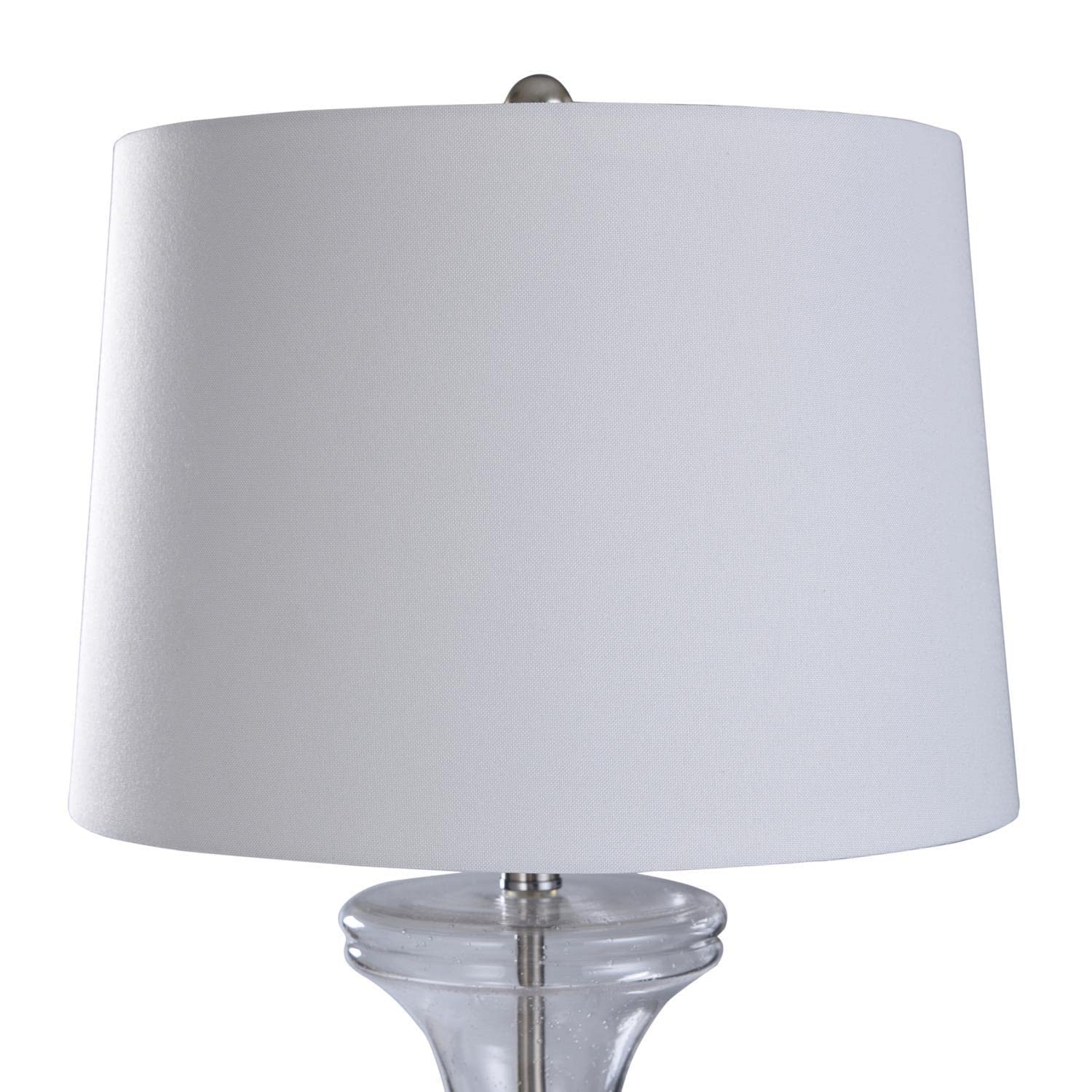 Stylecraft 15.25 Inch Modern Table Lamp with 1 Light Bulb - Perfect for Bedroom Nightstand, Living Room End Table or Office Desk Lighting