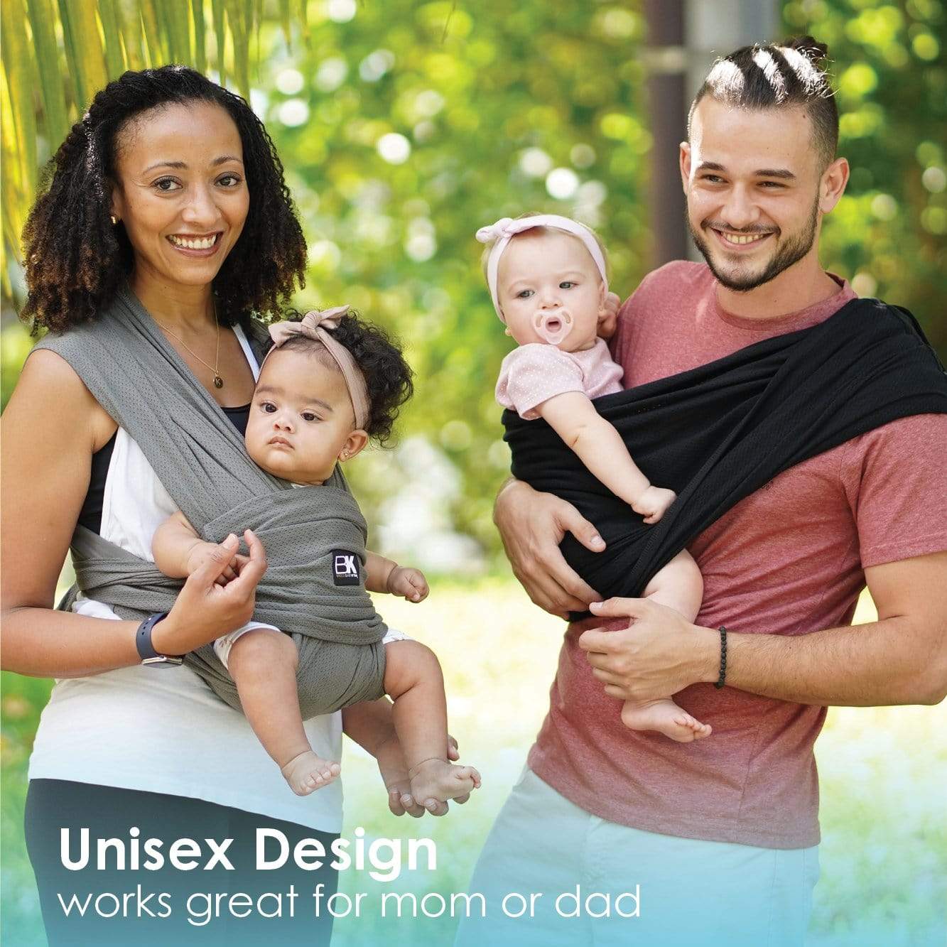 Breeze Baby Carrier - Lightweight & Ergonomic Infant Carrier for Hands-Free Parenting | Perfect for Hiking, Travel & Everyday Use (Black)