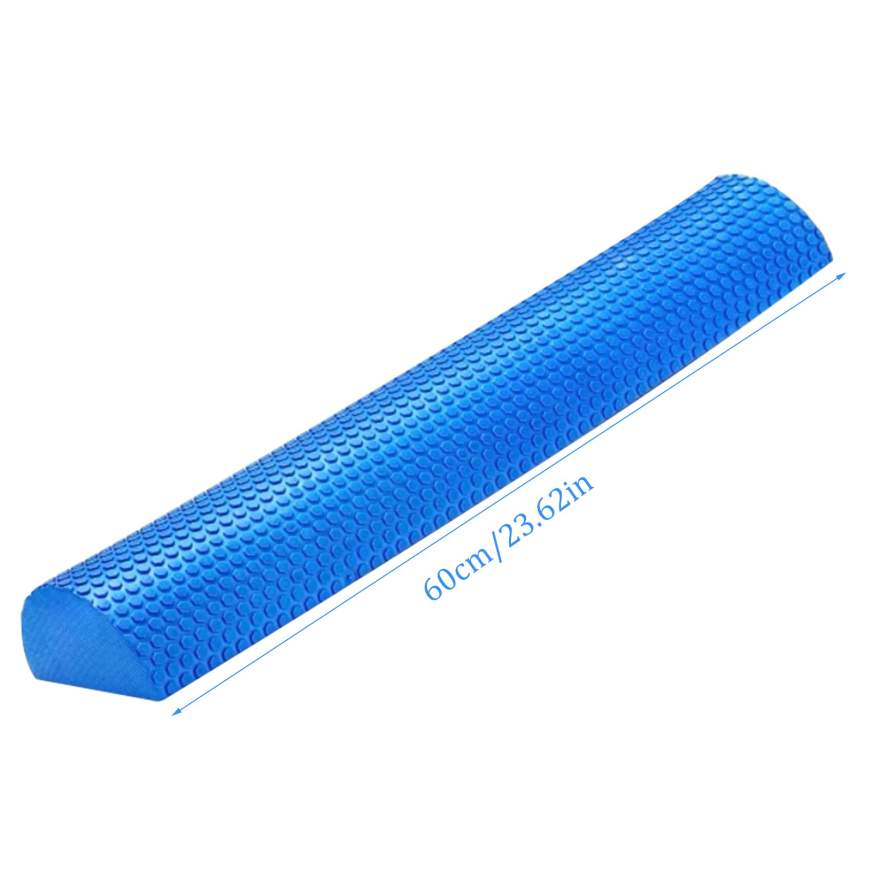 High Density Half Foam Roller 23.6 Inch - Physical Therapy & Massage Roller for Gym, Exercise, Self Massage & Muscle Tension Relief - Perfect for Post-Workout Recovery, Yoga, and Home Fitness Routines