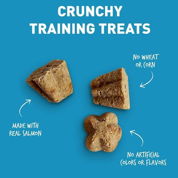 Cloud Star Tricky Trainers Crunchy Dog Treats with Salmon - Healthy Training Snacks for Small & Large Dogs - Perfect for Obedience Training & Positive Reinforcement