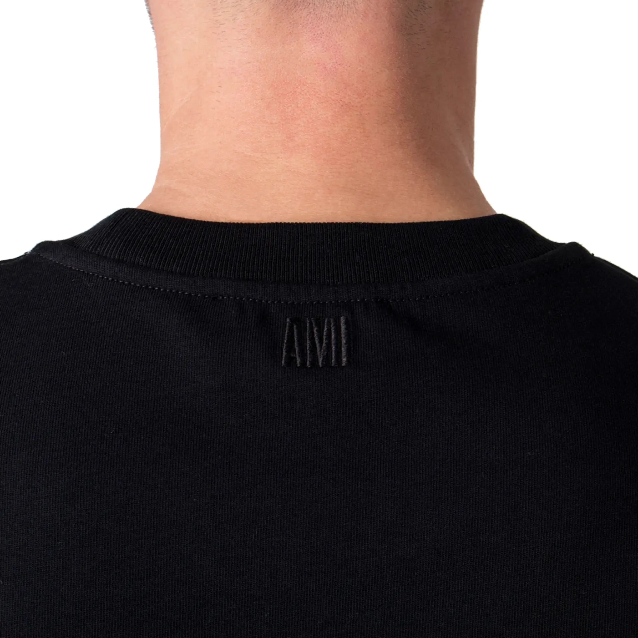 Ami Paris Ami De Coeur Black Red T-Shirt for Men - Stylish Graphic Tee for Casual Wear & Street Fashion
