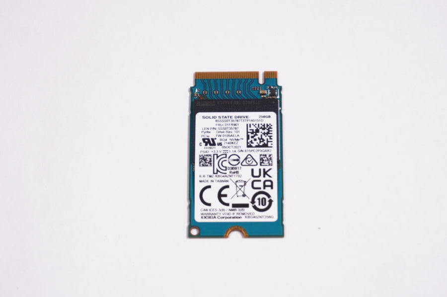 Lenovo Laptop SSD 256GB M.2 2242 PCIe Gen3 NVMe Solid State Drive - Upgrade Your Lenovo ThinkPad or Yoga for Faster Performance
