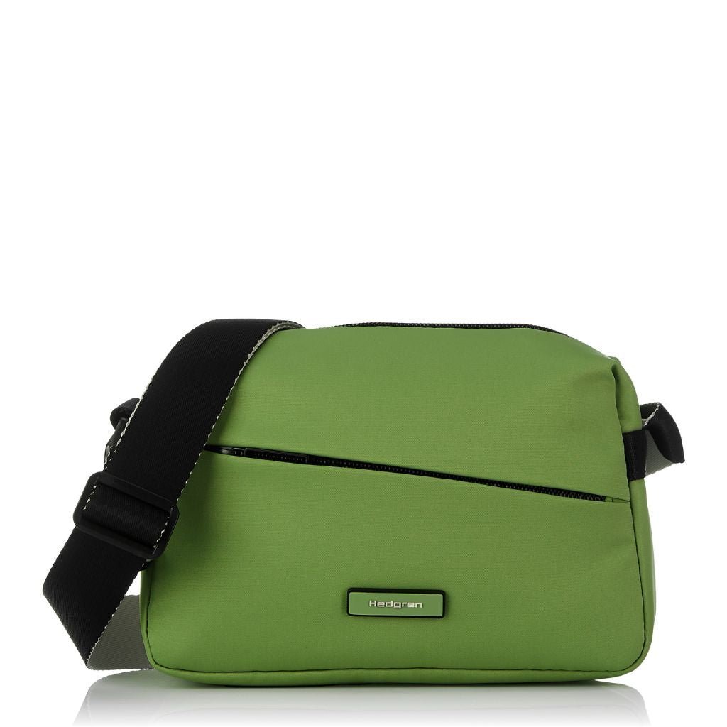 Hedgren Neutron Small Crossbody Bag for Women - Cedar Green, Lightweight & Water-Resistant, Perfect for Travel, Work & Daily Use