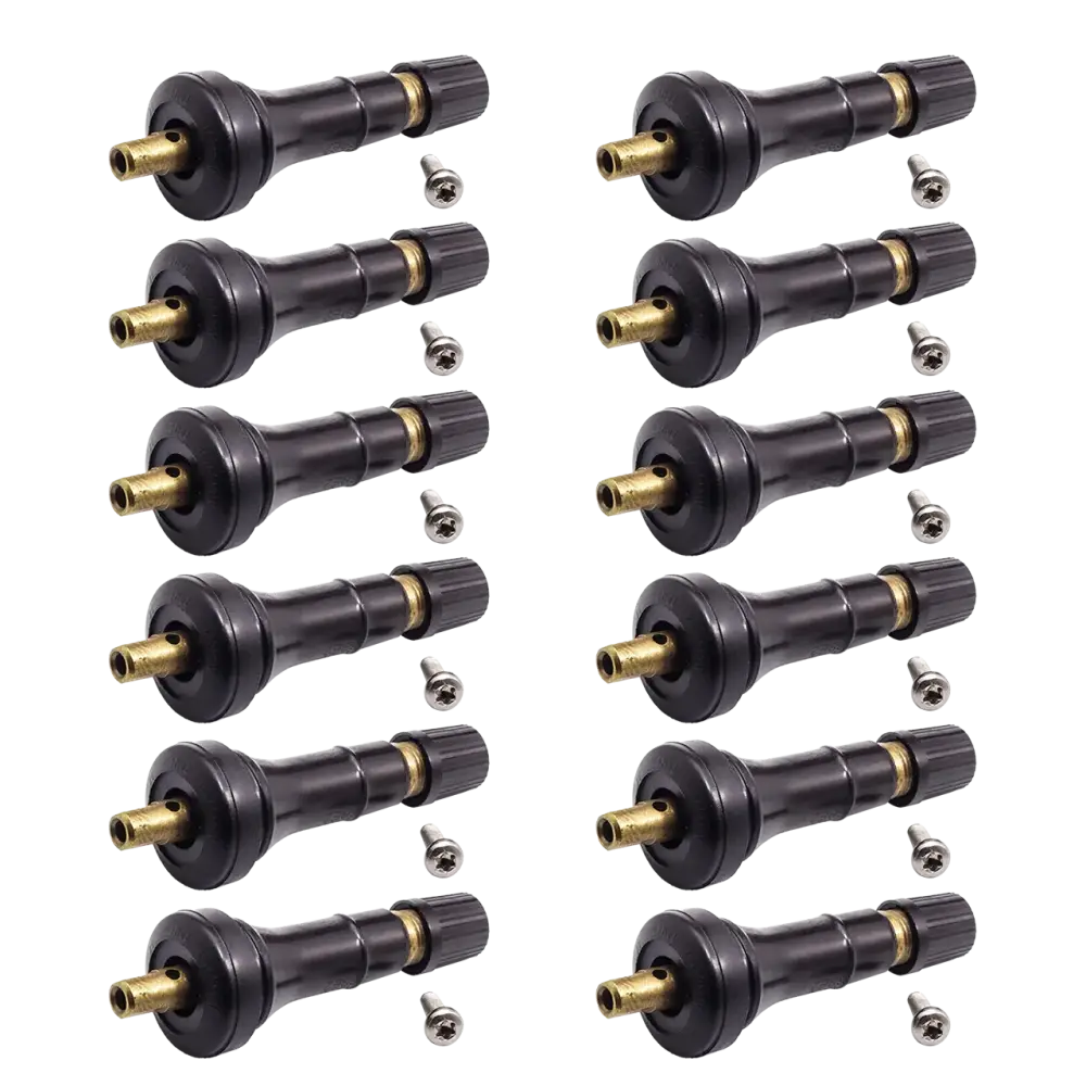 Alligator U2 TPMS Snap-in Valve Stem - Pack of 12 (VS 950, 20008, 20018, 591320) - Compatible with Cars, Trucks & SUVs for Tire Pressure Monitoring System