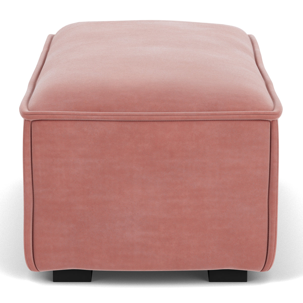 Premium Daphne Velvet Footrest - Soft & Comfortable Adjustable Height Ottoman for Home & Office - Perfect for Living Room, Bedroom, or Under Desk Use
