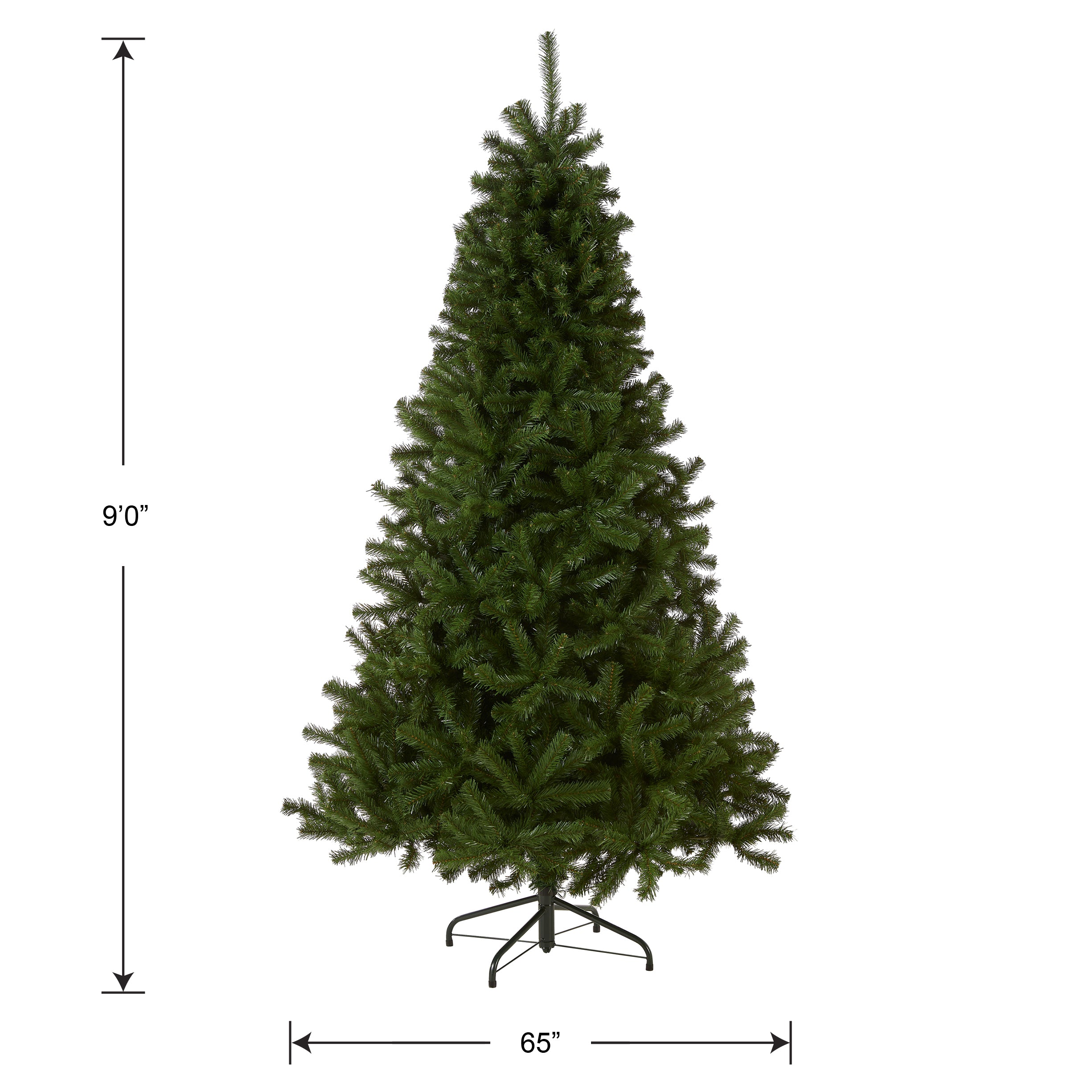 9 ft. North Valley Spruce Artificial Christmas Tree - Premium Realistic Holiday Decor for Home, Office & Party Decorations