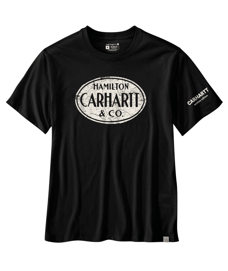 Relaxed Fit Lightweight Short Sleeve Hamilton Graphic T-Shirt for Men - Comfortable Casual Cotton Tee - Perfect for Everyday Wear, Outings & Summer Activities (Black)