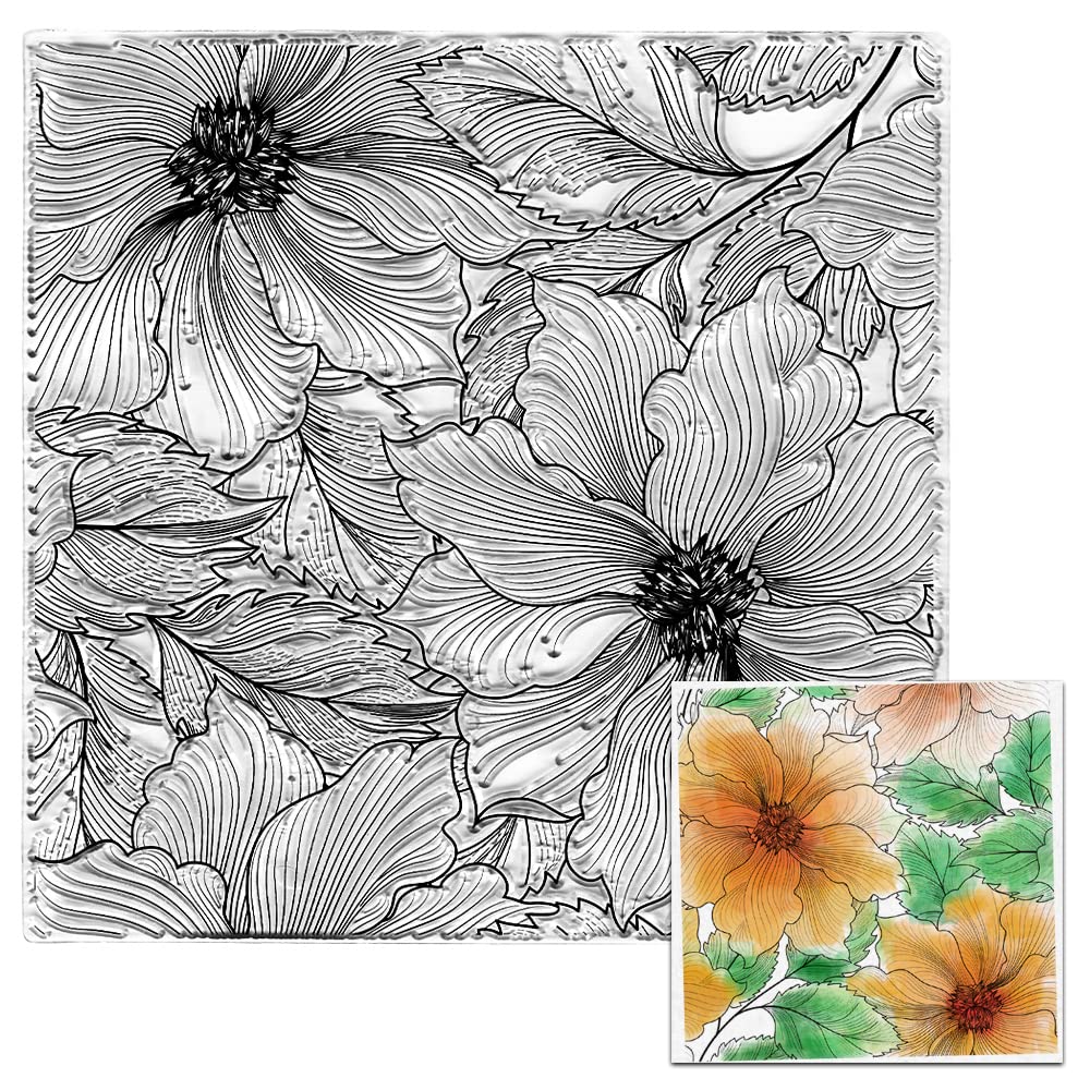 Plant & Leaves Clear Rubber Stamps for Card Making, Scrapbooking, DIY Photo Album Decorations - Transparent Background Stamps for Handmade Greeting Cards & Craft Supplies | Perfect for Wedding Invitations, Journaling, and Home Decor Projects