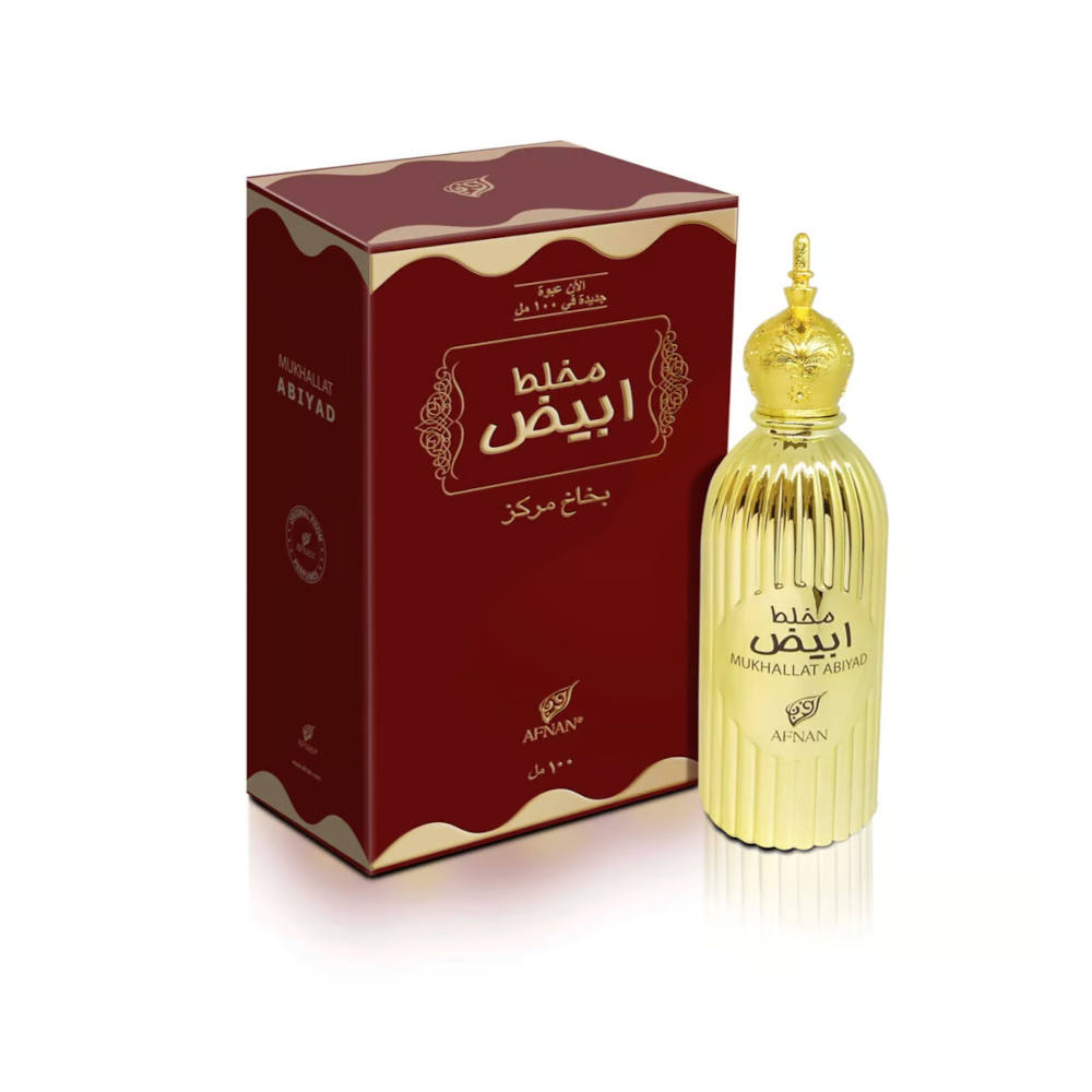 Abiyad Mukhallat Eau De Parfum 100ml - Premium Arabian Perfume Oil for Women & Men - Perfect for Special Occasions, Date Nights & Gift Giving