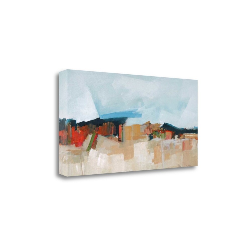 Abstract Landscape Art by William M. Crosby - Premium Giclee Print on Gallery Wrapped Canvas - Modern Wall Decor for Living Room, Bedroom & Office