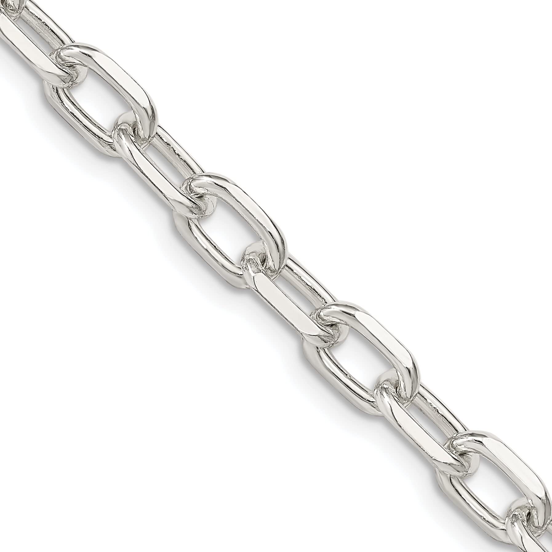 FindingKing Sterling Silver Cable Link Bracelet 9