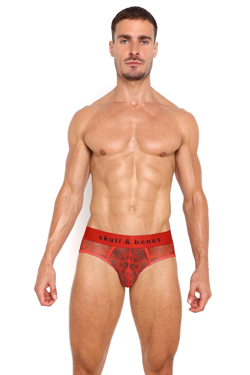 Red Heart Sheer Mesh Jock Strap - Breathable Comfort for Sports & Fitness, Sensual Lingerie for Romantic Occasions