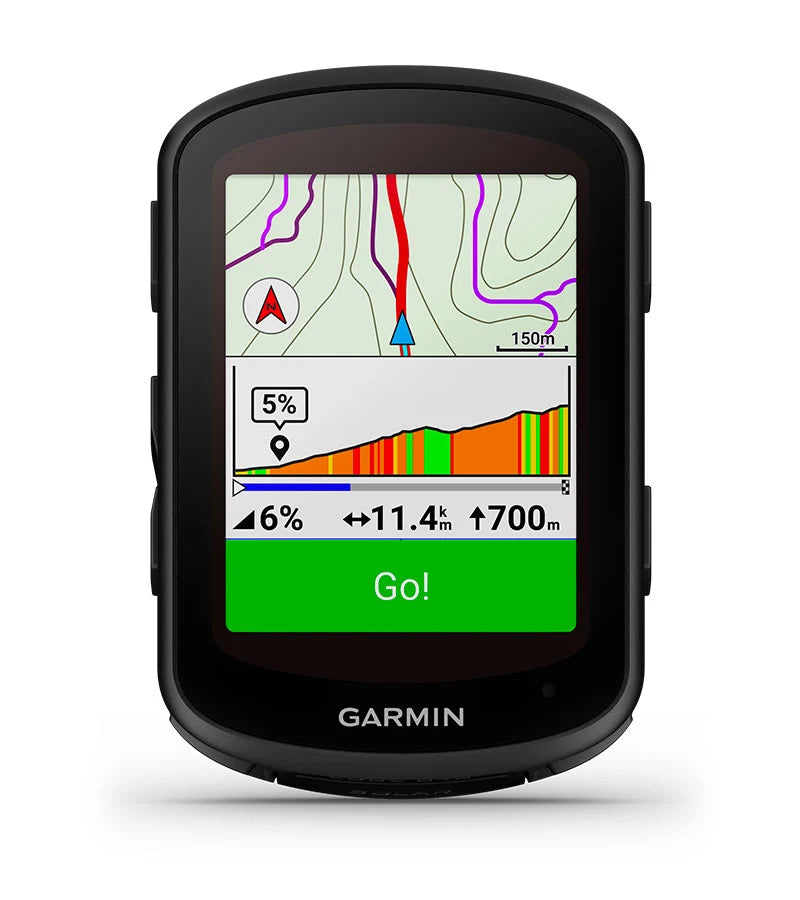 Garmin Edge 840 Solar Bike GPS Computer - Advanced Cycling Performance Tracker with Solar Charging for Road & Mountain Biking