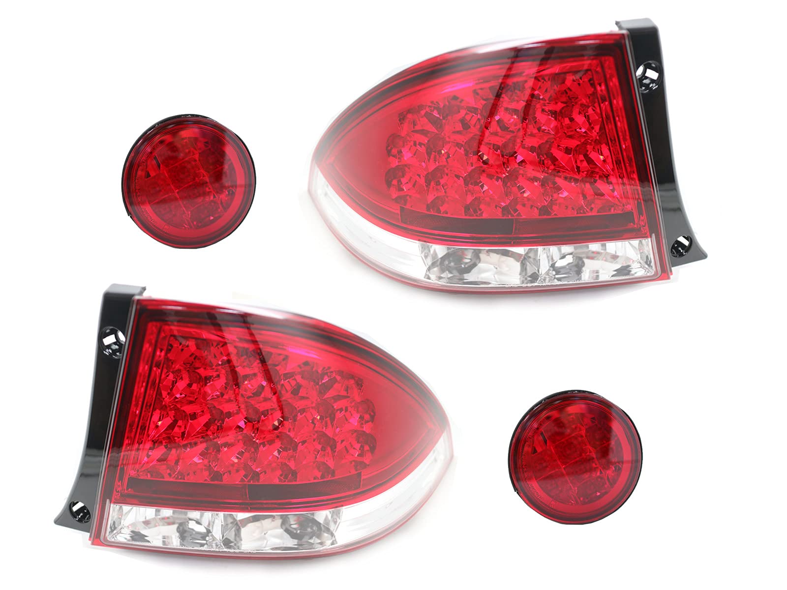 1998-2005 Lexus IS200 IS300 LED Rear Fog & Tail Light - Plug & Play Red Lights - Easy Installation Car Accessories - Perfect for Night Driving & Enhanced Visibility