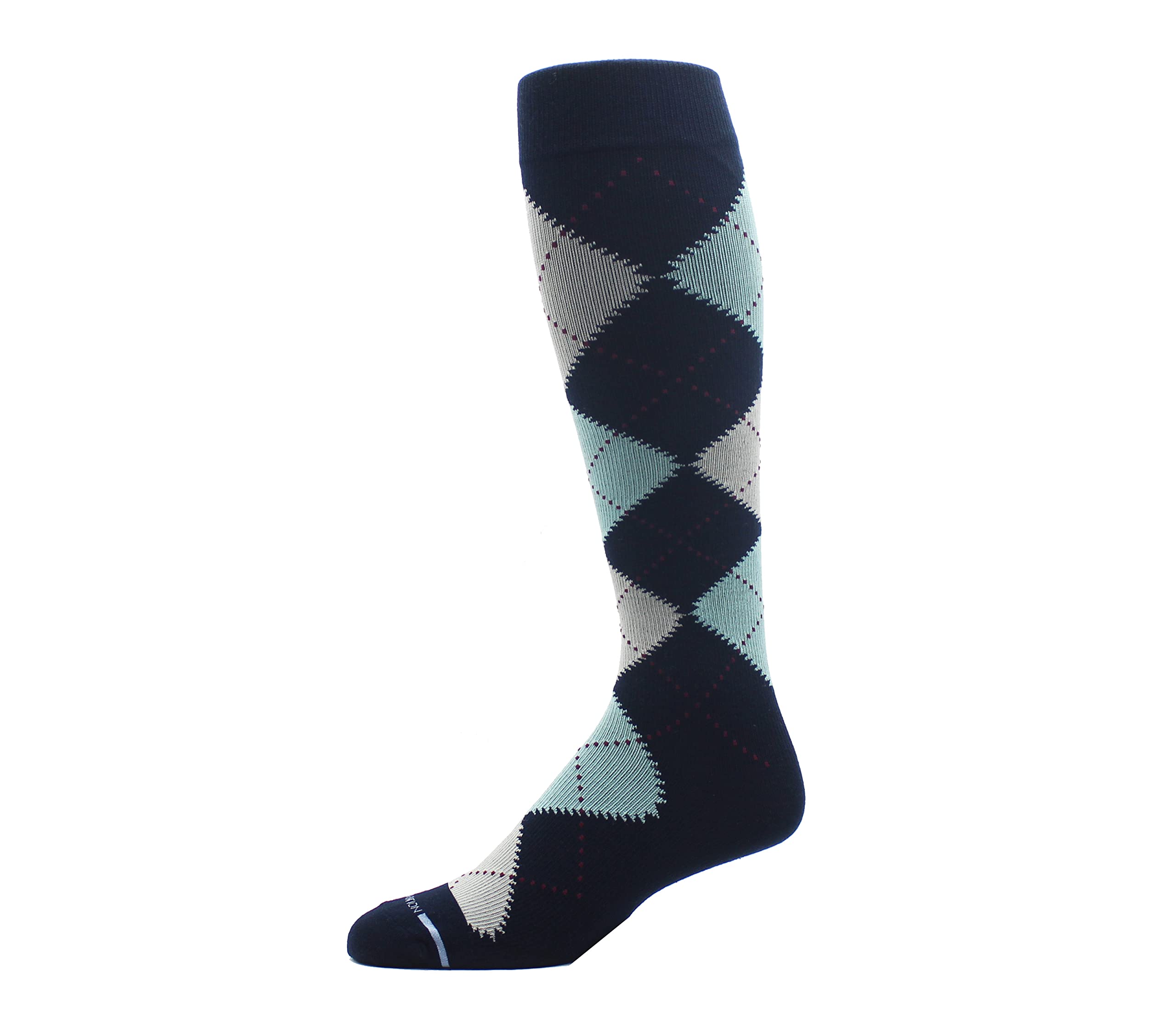 3 Pairs Men's Dr. Motion 8-15 mmHg Graduated Compression Socks Knee High for Running, Travel & Varicose Vein Relief - Black