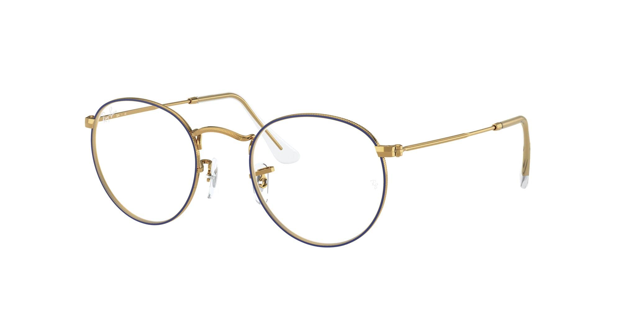 Ray-Ban Rx3447v Round Metal Prescription Eyeglasses Frames - Classic Retro Style for Men & Women - Perfect for Reading, Work, and Everyday Wear