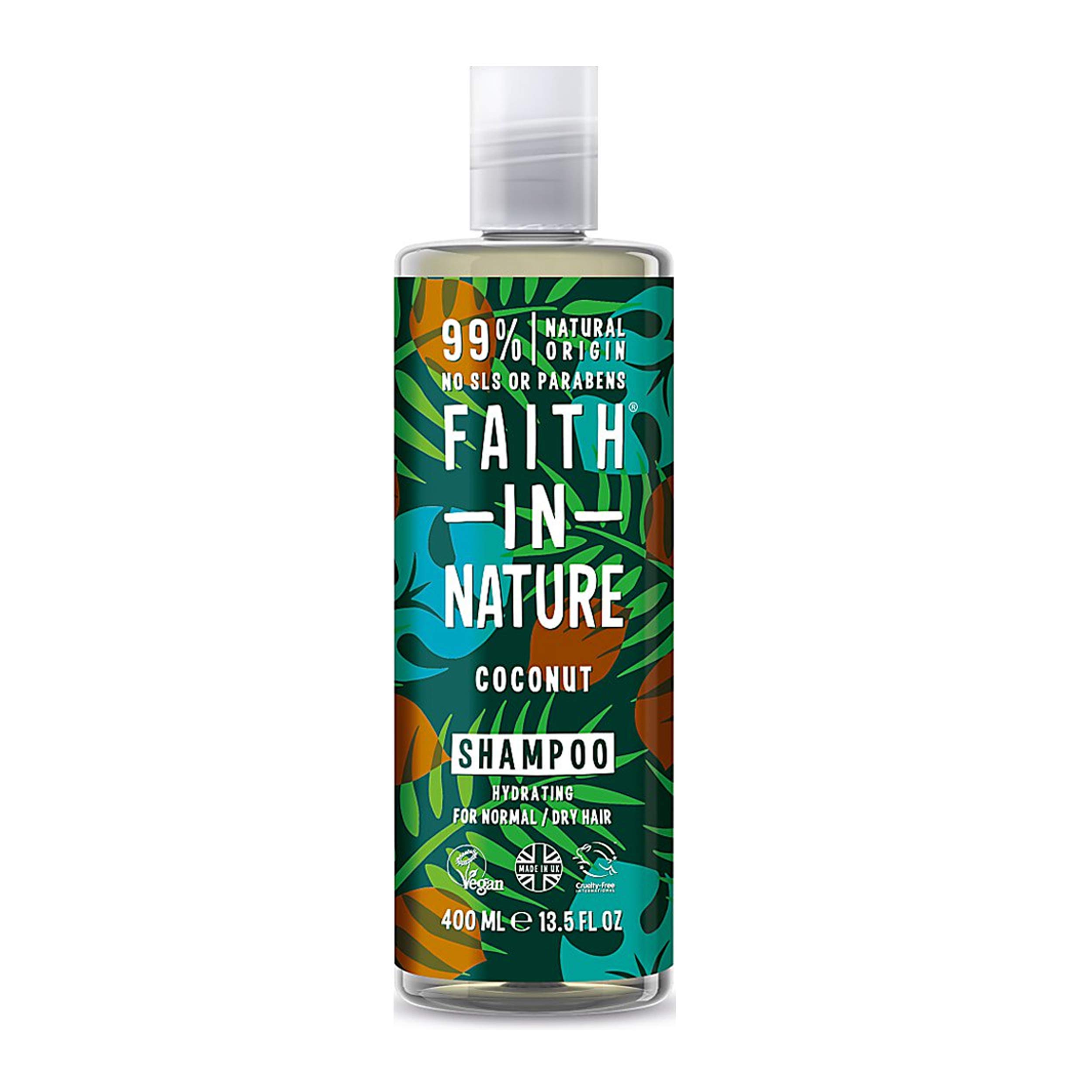 Faith In Nature Coconut Shampoo, Conditioner & Body Wash Trio Set - Vegan, Cruelty-Free, 99% Natural Ingredients, SLS & Paraben Free - Hydrating Hair & Skin Care for Daily Use at Home, Travel & Gym