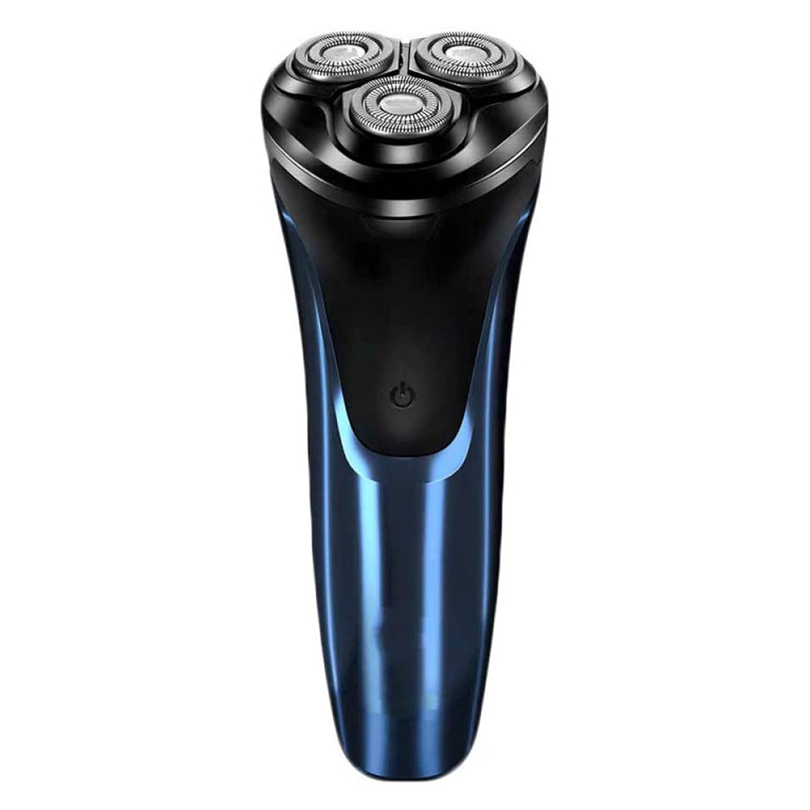HHWKSJ 3D Rechargeable Waterproof IPX7 Electric Shaver for Men - Wet & Dry Rotary Shaving Razor with Pop-up Trimmer (Blue) | Perfect for Travel, Gym & Daily Grooming