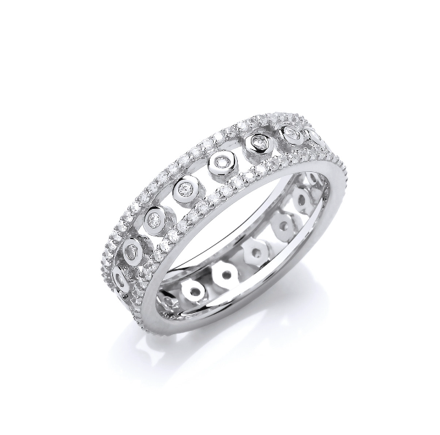 Elegant Star Studded Ring for Women - Dainty Sparkling Cubic Zirconia Jewelry Gift for Her | Perfect for Engagement, Anniversary, Wedding & Everyday Wear