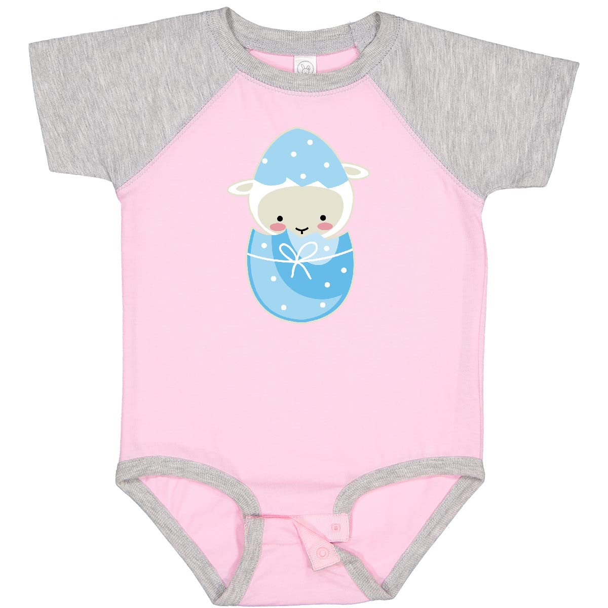 Inktastic Easter Baby Lamb Bodysuit - Cute Easter Outfit for Infants & Toddlers - Perfect for Easter Photos, Church, and Family Gatherings