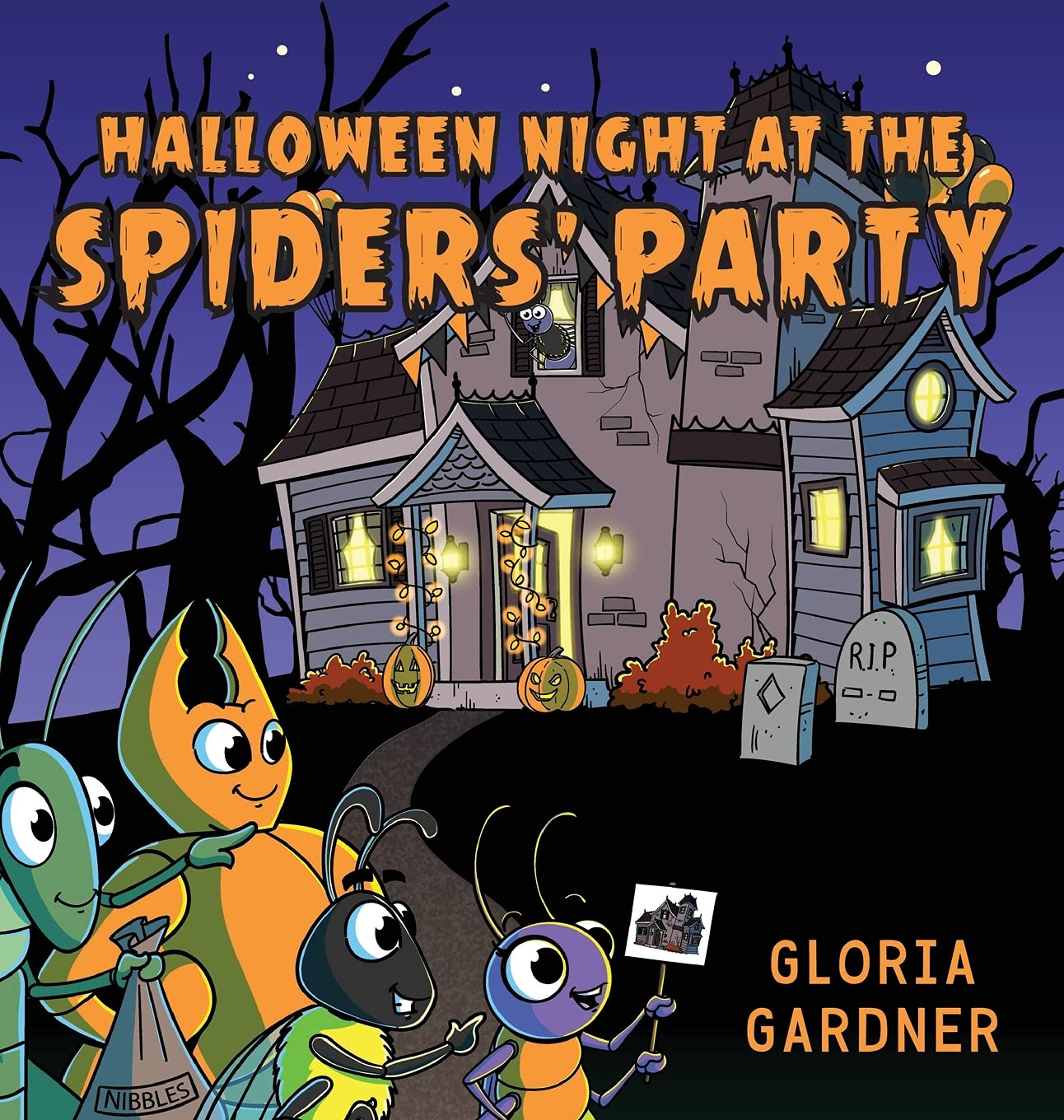 Spooky Halloween Spider Party Decorations - Scary Spider Web & Giant Spiders for Halloween Night Decor - Perfect for Haunted House, Yard, and Indoor Halloween Party Themes