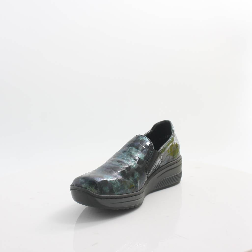 RIEKER 25 Women's Comfortable Slip-On Shoes - Lightweight & Stylish for Casual Wear, Work & Travel
