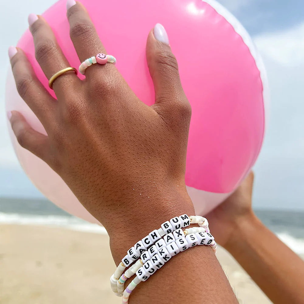 Sunkissed Sunrise Adjustable Bracelet for Women - Boho Beaded Jewelry for Everyday Wear, Gift for Her, Perfect for Beach, Festival & Casual Outfits