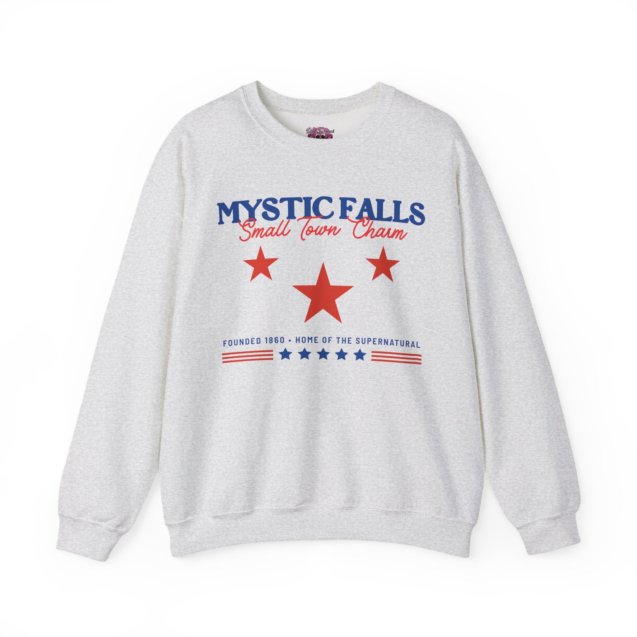 Small Town Charm Crewneck Sweatshirt - Cozy & Stylish Pullover for Men & Women - Perfect for Casual Wear, Fall Outfits & Relaxing at Home