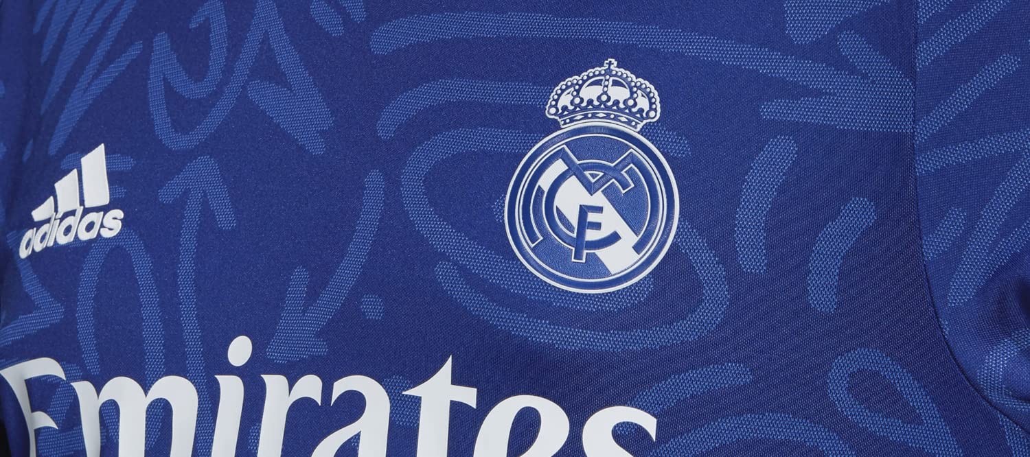 Adidas Men's Real Madrid Authentic Long Sleeve Soccer Jersey 21/22 - Small, Victory Blue | Official Football Shirt for Games, Training & Fan Support