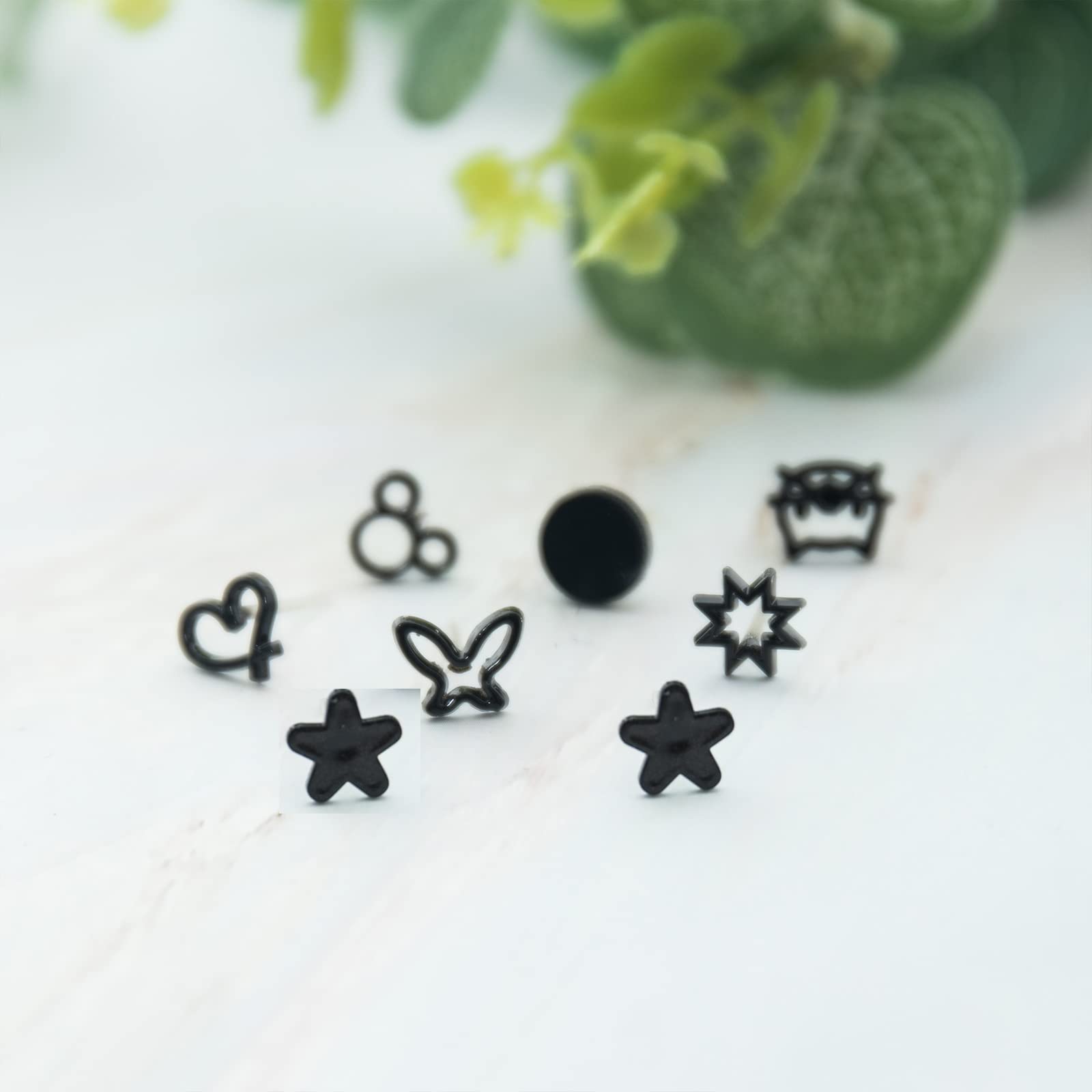 NEWITIN 100 Pairs Hypoallergenic Polymer Clay Stud Earrings Set - Colorful Cute Plastic Earrings for Women | Perfect for Everyday Wear, Gifts & Fashion Accessories