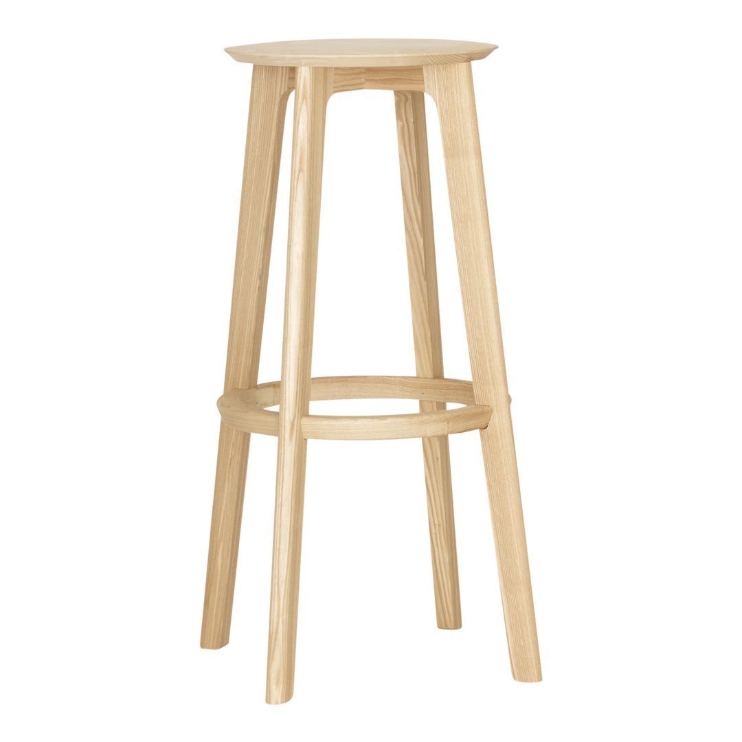 Kihyun Kim 1-3 Bar Stool Unupholstered Zeitraum - Modern Minimalist Bar Stools for Kitchen Island, Breakfast Nook & Home Bar Decor
