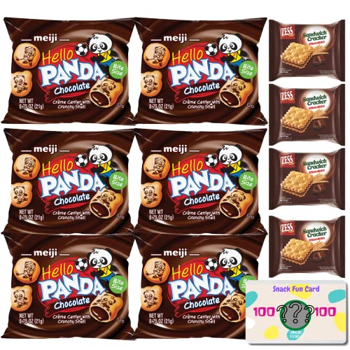 Delicious Chocolate Snacks Bundle with Fun Cards - HelloPanda & FunMix Variety Pack | Perfect for Parties, Gifts & Office Treats