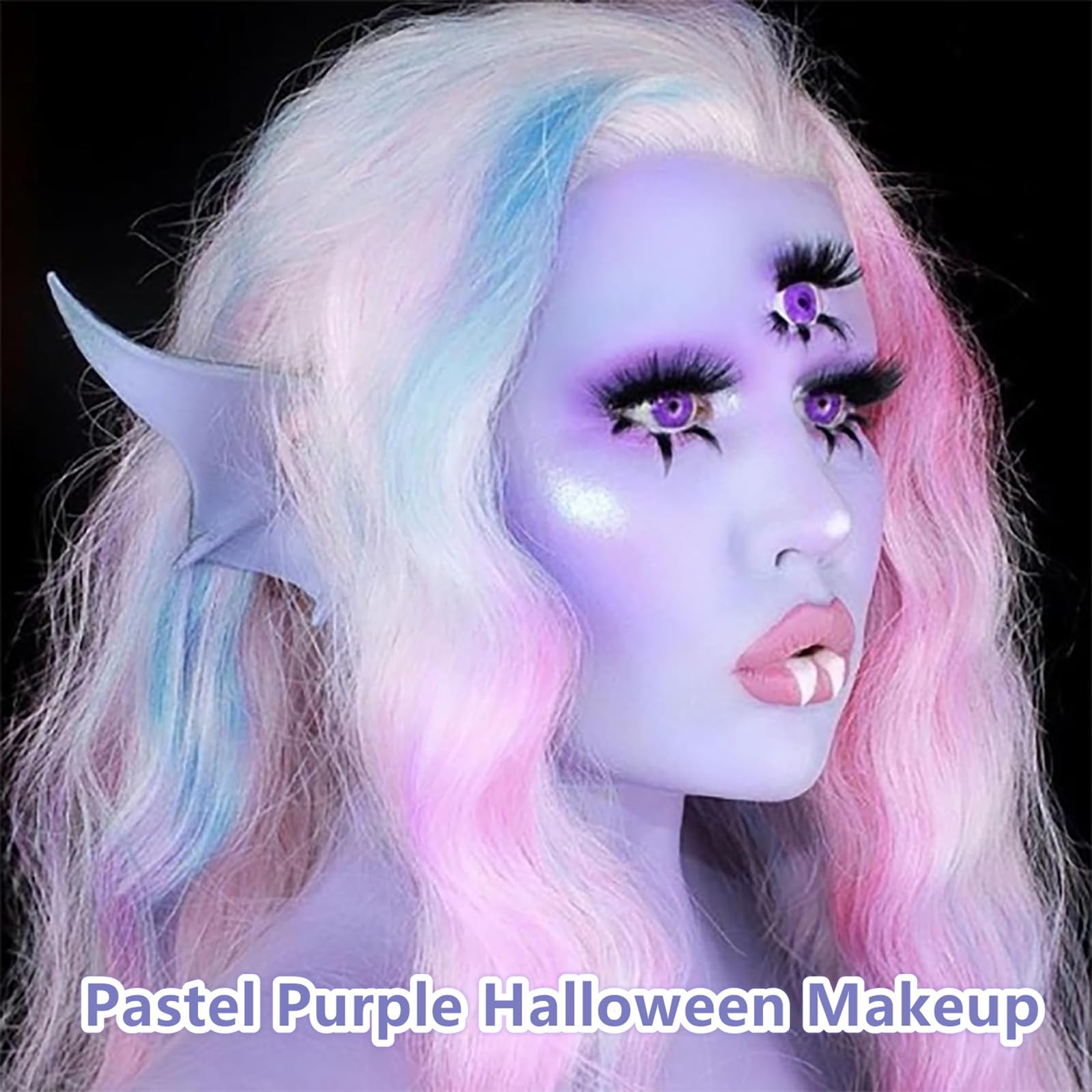 Pastel Purple Face & Body Paint Stick - Water-Based, Washable, Non-Toxic Lavender Makeup for Halloween, Cosplay & SFX - Perfect for Ursula Costume & Creative Face Painting