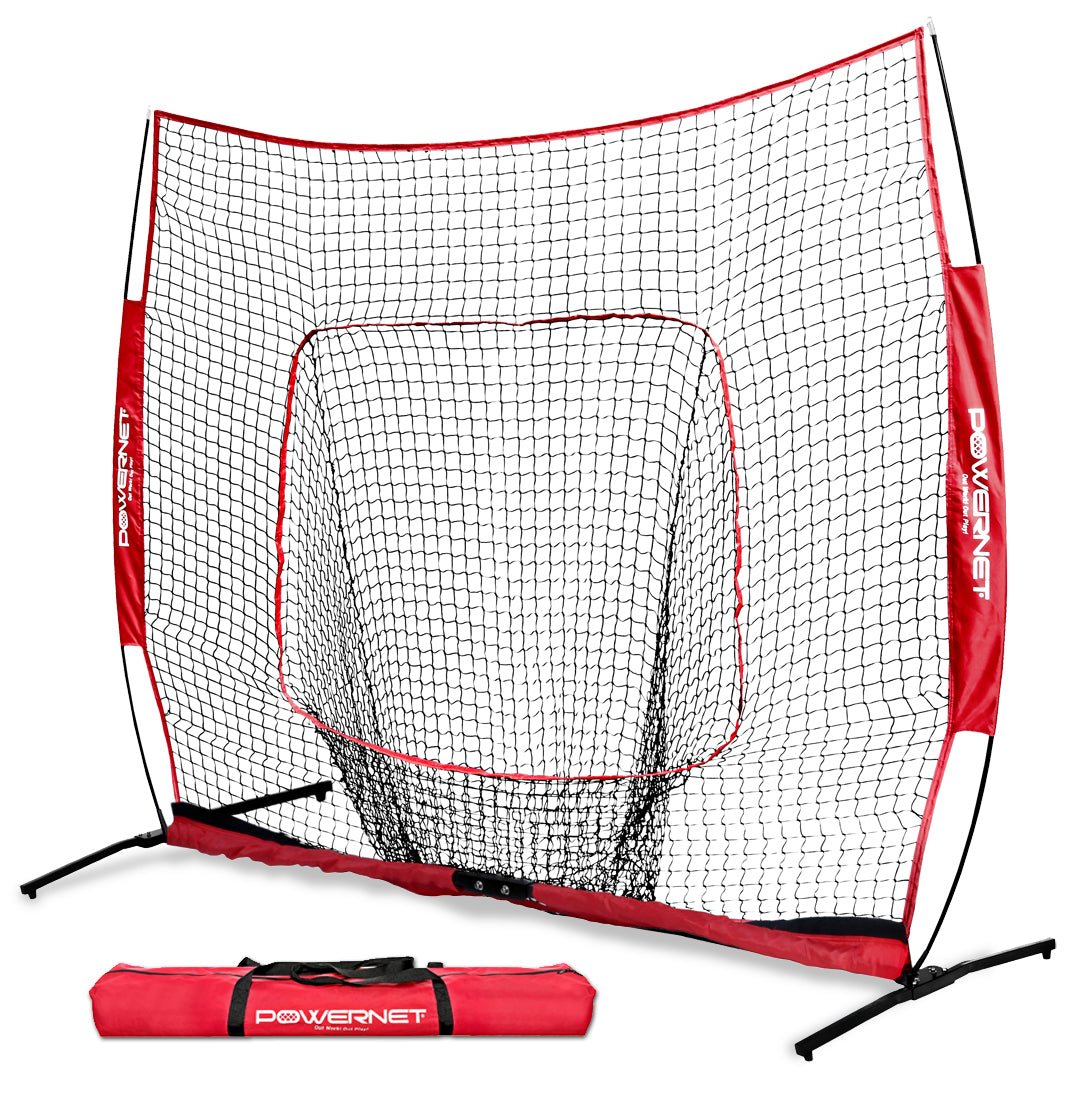 PowerNet 7x7 PRO Volleyball Net with Heavy-Duty One Piece Steel Frame - Perfect for Indoor & Outdoor Court Games, Backyard Play, and Professional Practice