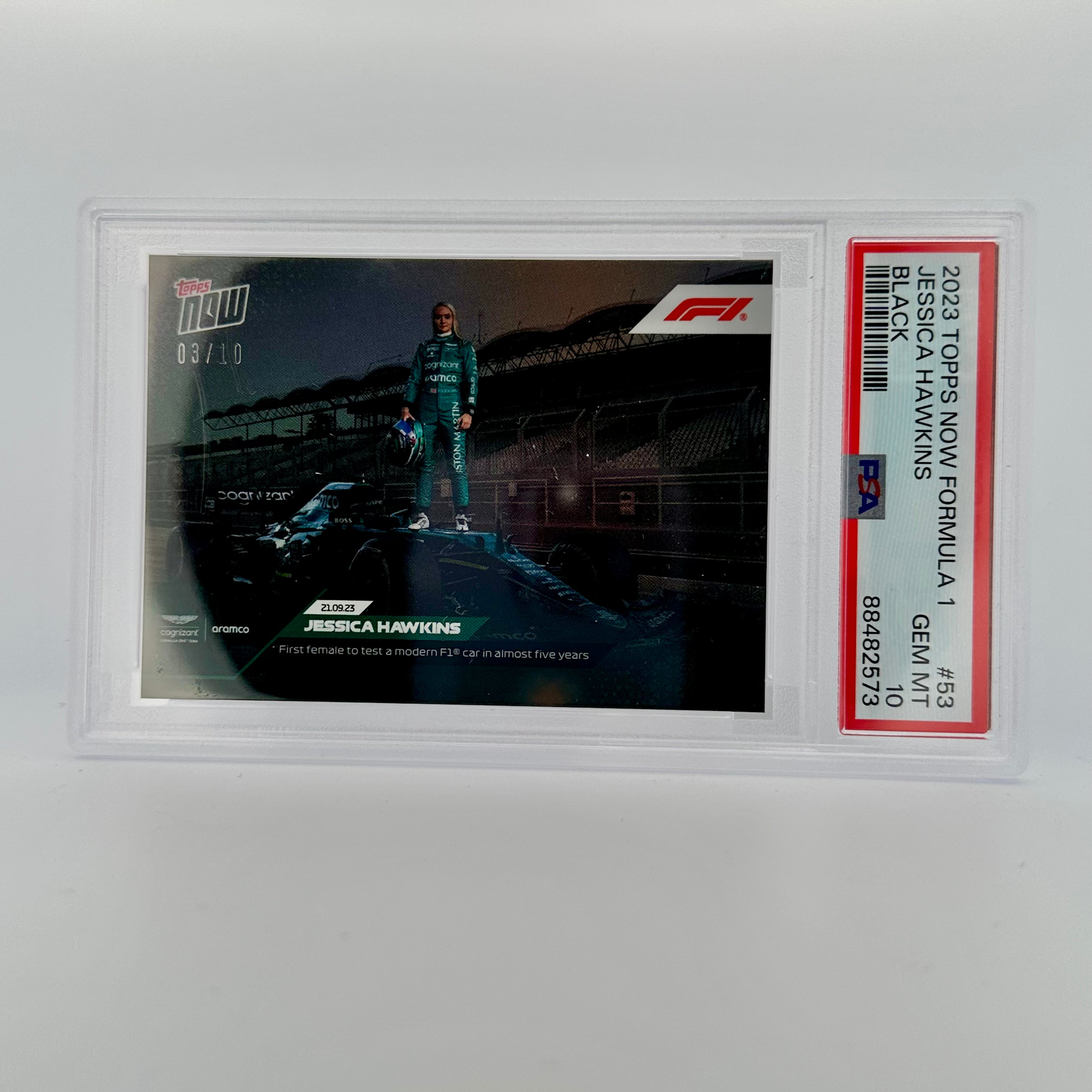 PSA 10 2023 Topps Now Jessica Hawkins #53 Black Baseball Card - Perfect for Collectors, Investors & Sports Fans