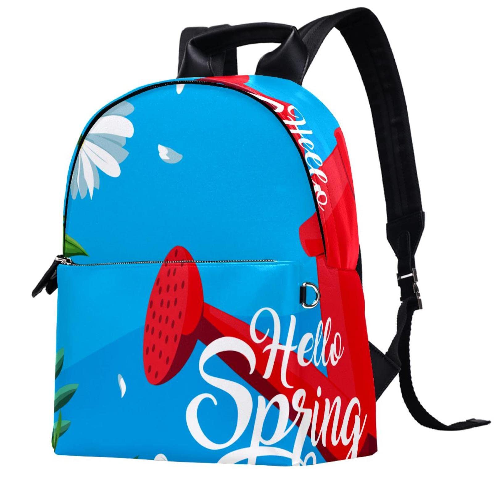 Vintage PU Leather Backpack for Women - 14.5