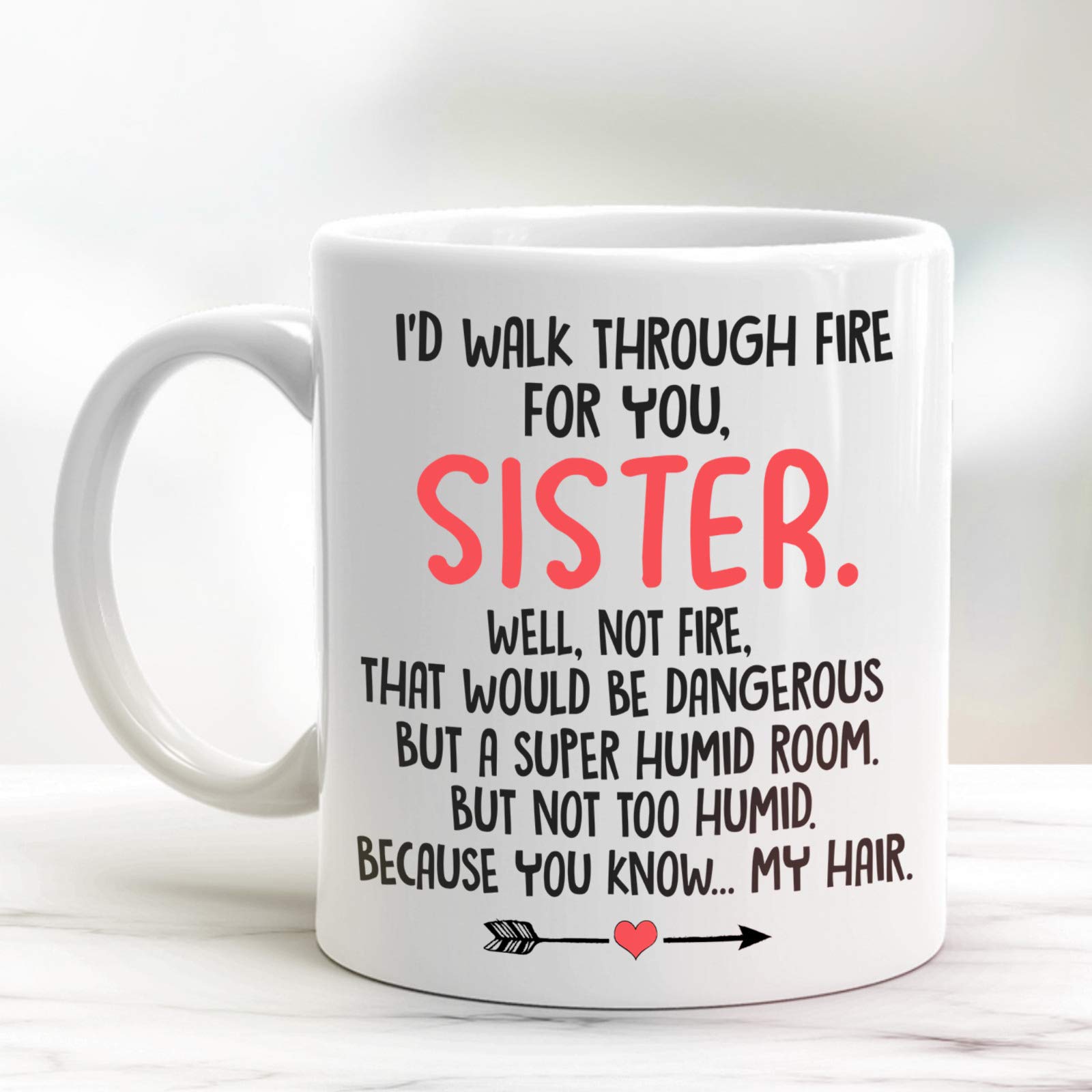 Funny Sibling Gift for Sister - Cute Anniversary, Birthday & Christmas Present from Brother or Sister - Perfect for Special Occasions & Family Bonding