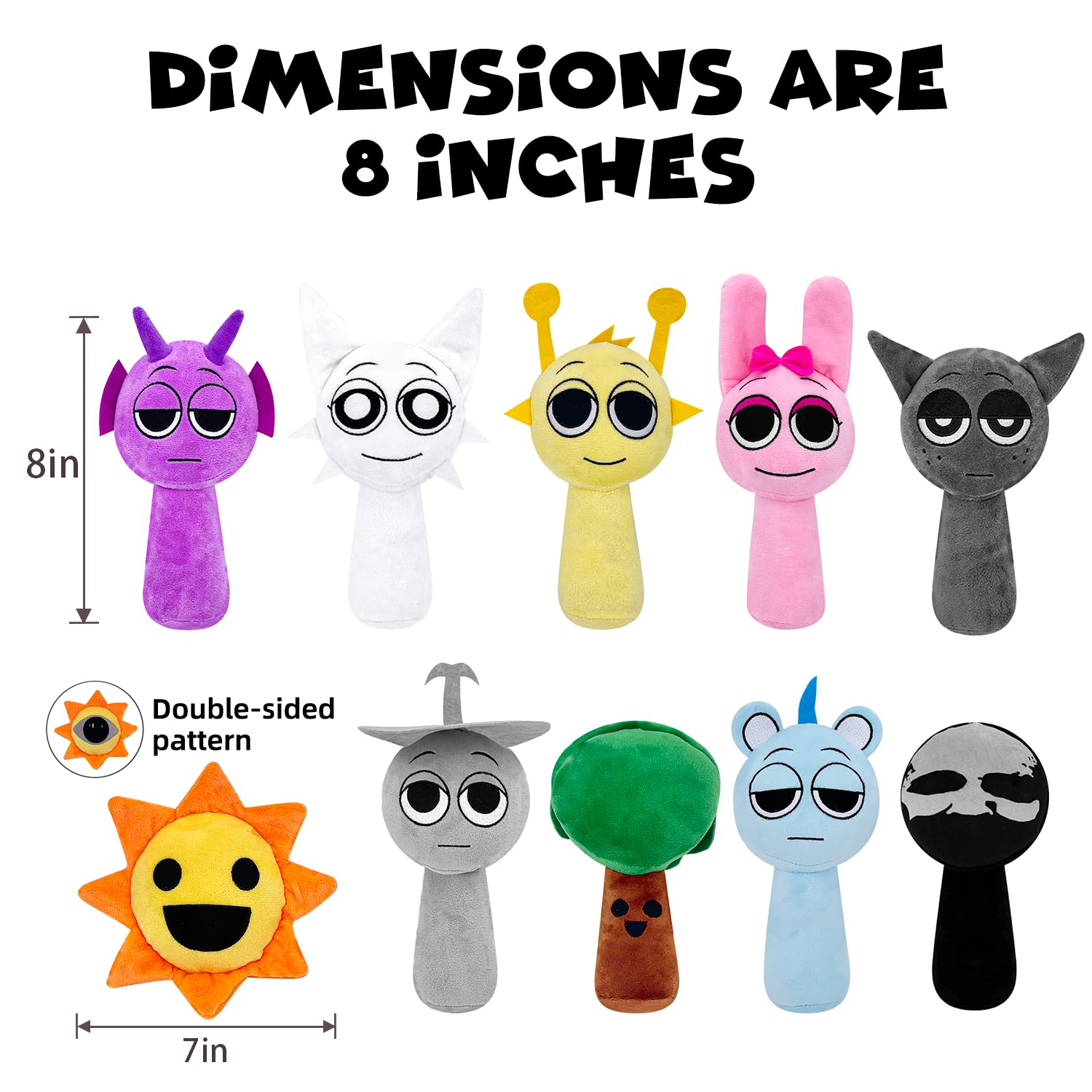 Horror Game Plush Toys - Soft Stuffed Animals for Fans, Perfect Gifts for Christmas & Birthday Parties