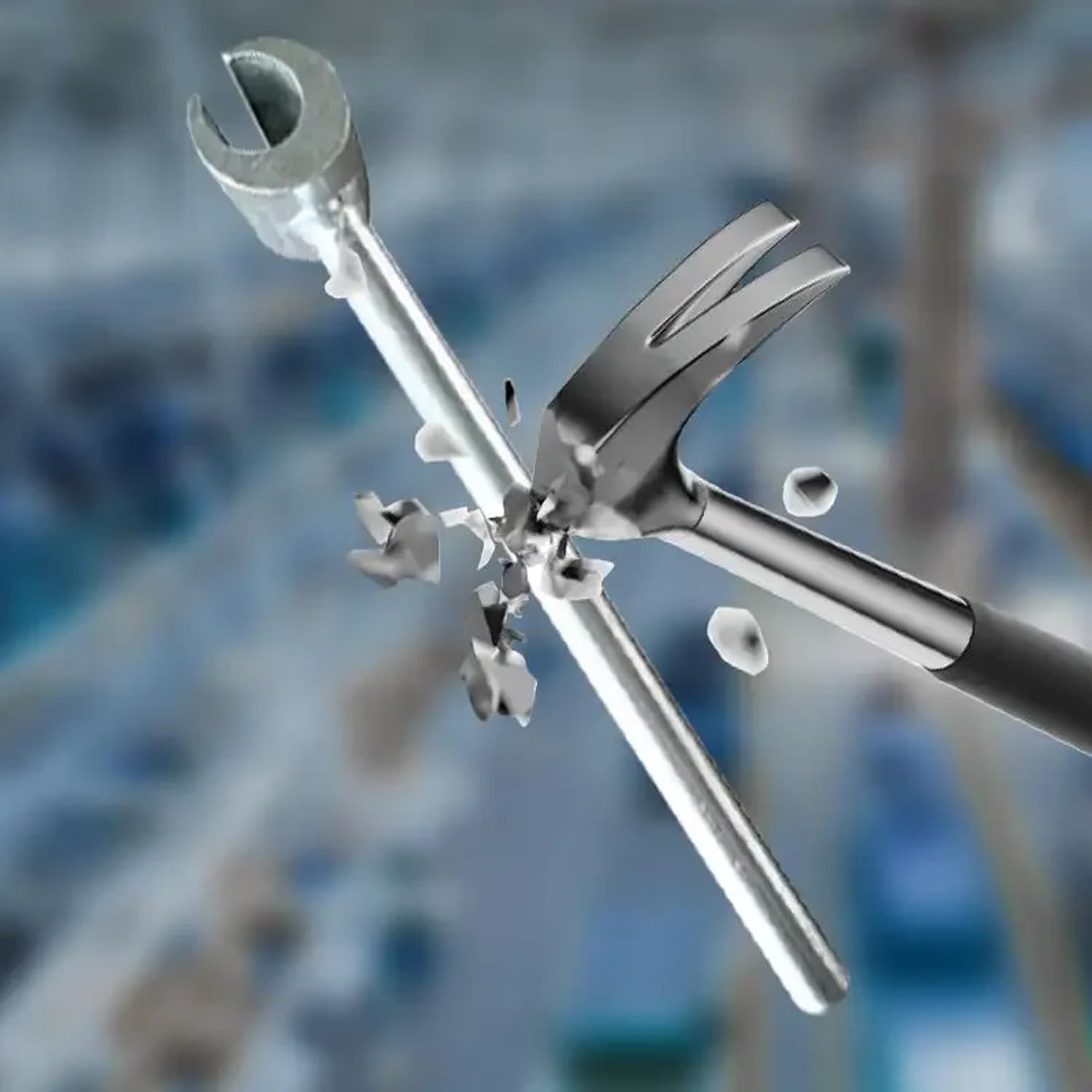 Premium Door Hinge Adjustment Tool 14-25mm - Double Head Wrench (19mm & 25mm) for Gap Repair & Alignment - Perfect for Cabinet, Furniture & Interior Door Hinges Installation