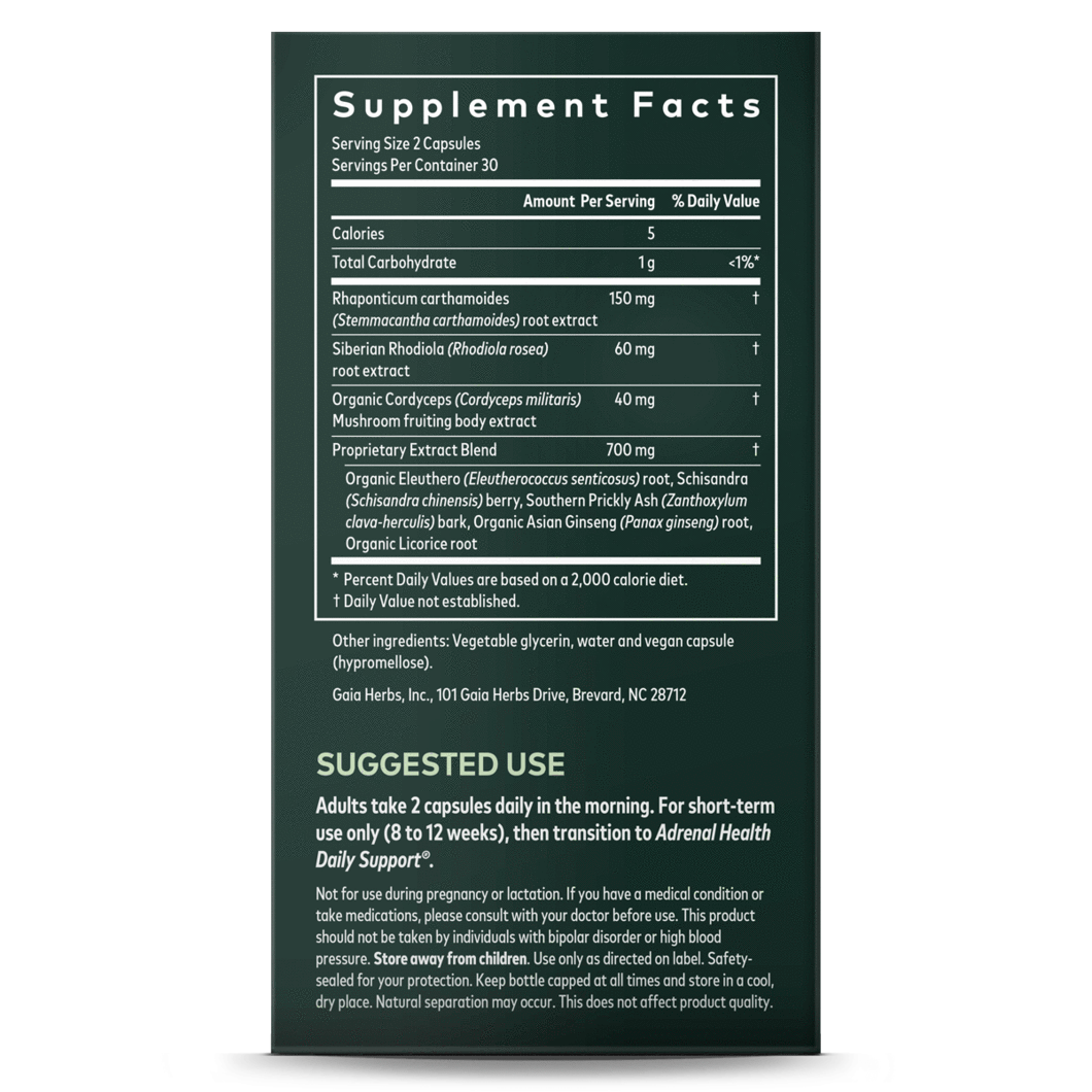 Adrenal Health® Jump Start Supplement - Natural Energy & Stress Support for Busy Lifestyles - Perfect for Work, Travel & Fitness Recovery
