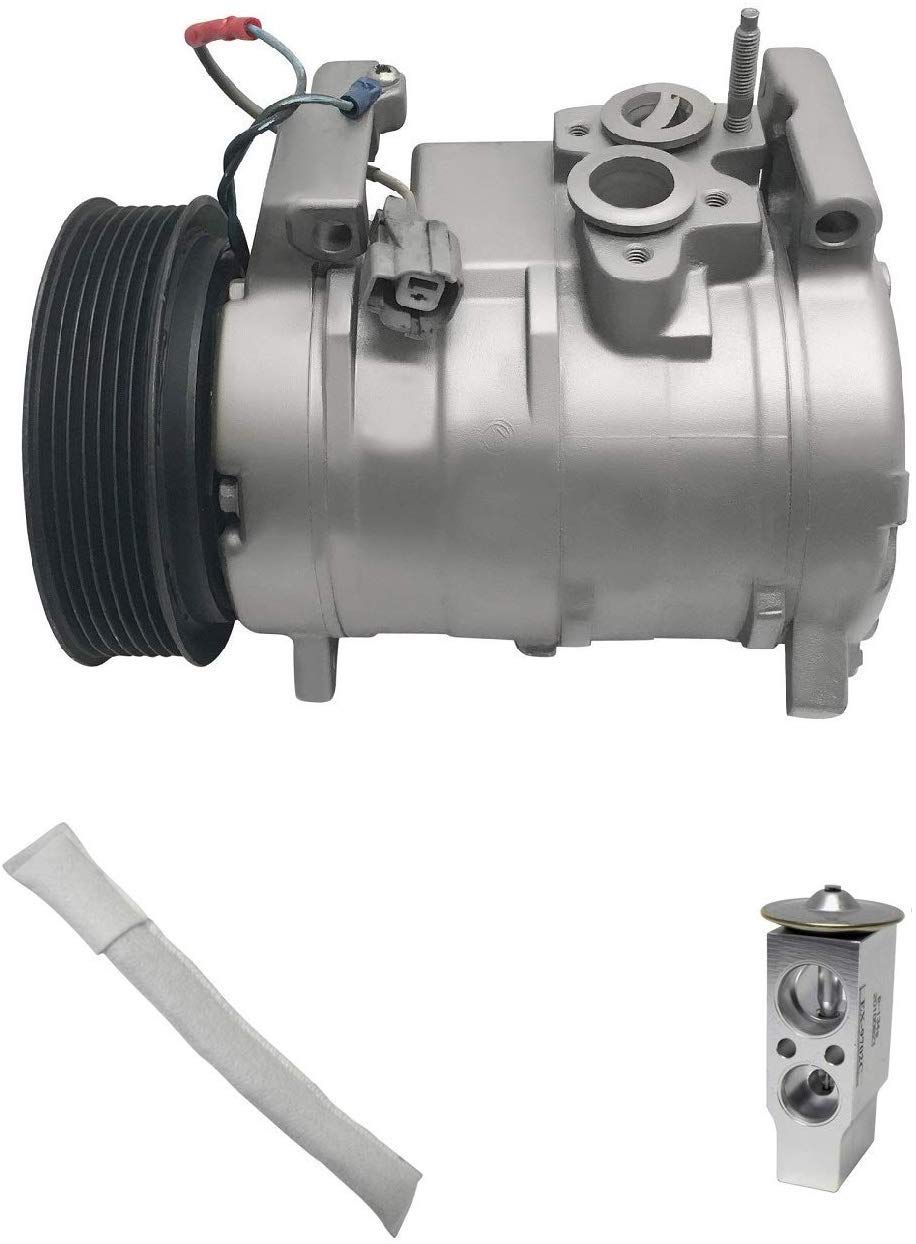 RYC Automotive A/C Compressor & Clutch Kit KT A043 - Replacement for Car Air Conditioning System | Perfect for Summer Cooling & Vehicle AC Repair