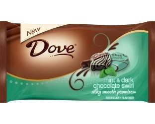 Dove Mint Dark Chocolate Swirl - 8.5oz (4-Pack) for Gifts & Snacking