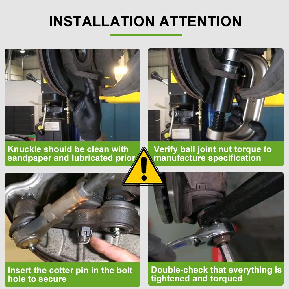 SCITOO 6-Piece Front Suspension Kit - 2 Inch Leveling Lift with Sway Bar Links, Struts & Shocks - Complete Assembly for 2006-2008 Dodge Ram 1500 (171111 F K80821) - Perfect for Off-Roading & Truck Leveling Upgrades