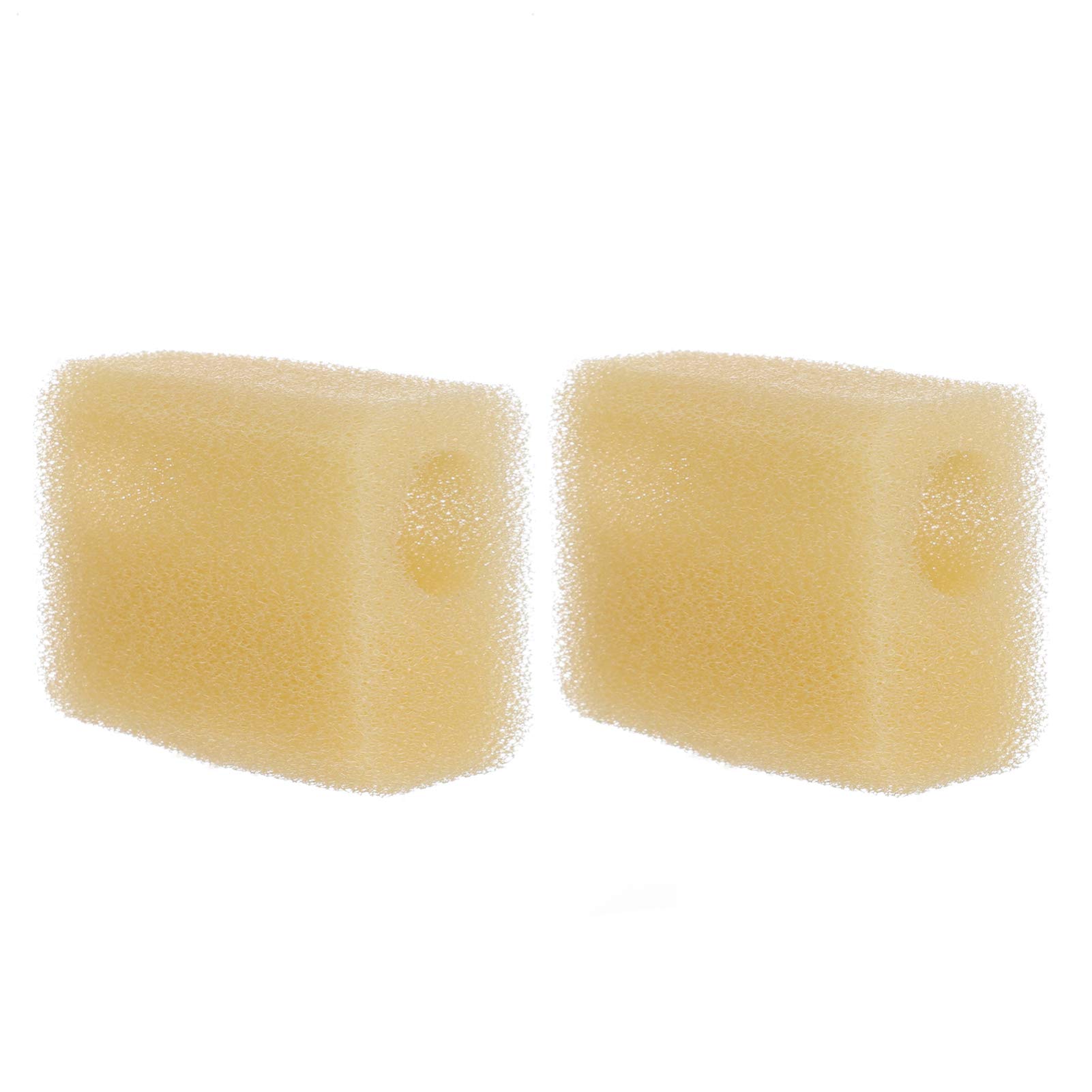 POPETPOP Pre-Filter Sponge Replacement - 2 Pack Biochemical Sponge Filter for Aquarium Fish Tank, Improves Water Quality - Perfect for Freshwater & Saltwater Tanks, Pond Filters, and Aquatic Habitats