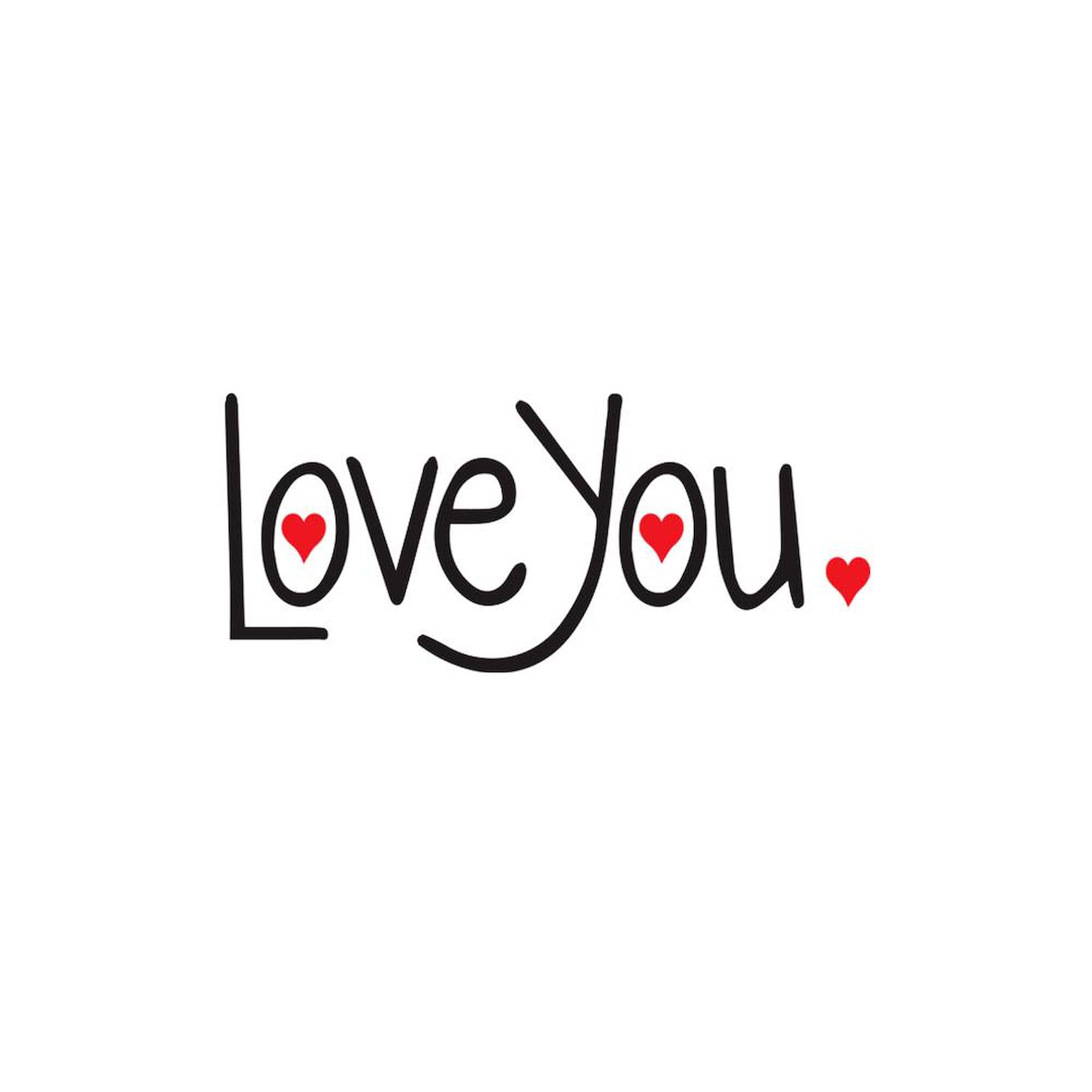 Love You Ceramic Coffee Mug 11 oz (325 ml) - Perfect for Valentine's Day Gifts, Couples, Anniversaries & Romantic Coffee Moments