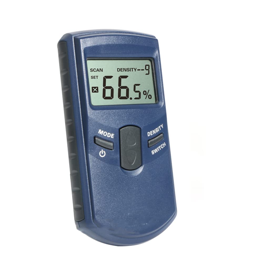 KEDUODUO MD814 Digital Moisture Meter for Wood, Paper & Cardboard - Portable Humidity Tester with Induction & Microwave Technology (Blue) - Perfect for Construction, Flooring, and DIY Woodworking Projects