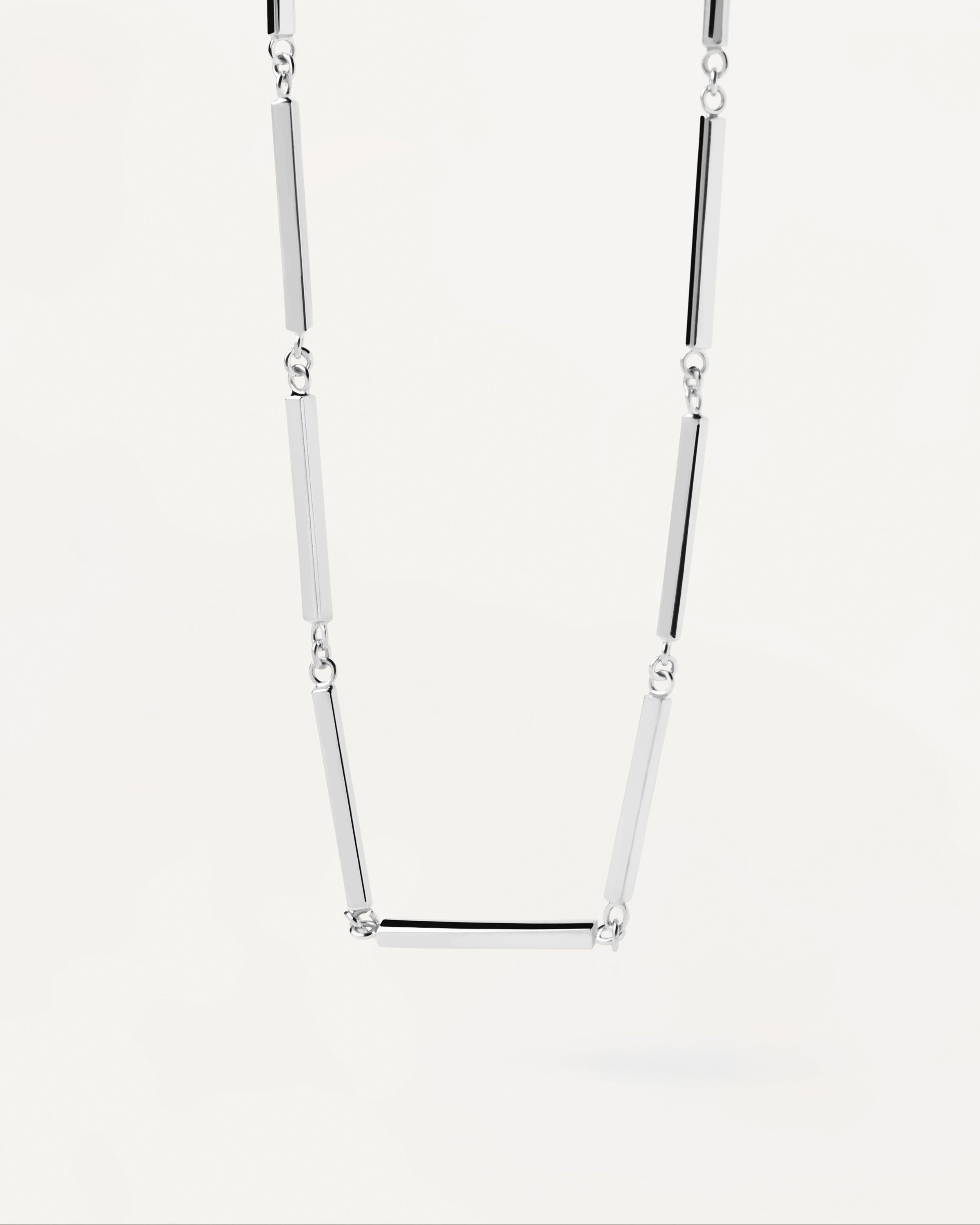 925 Sterling Silver Bar Chain Necklace for Women - Elegant Layering Piece for Everyday Wear & Special Occasions