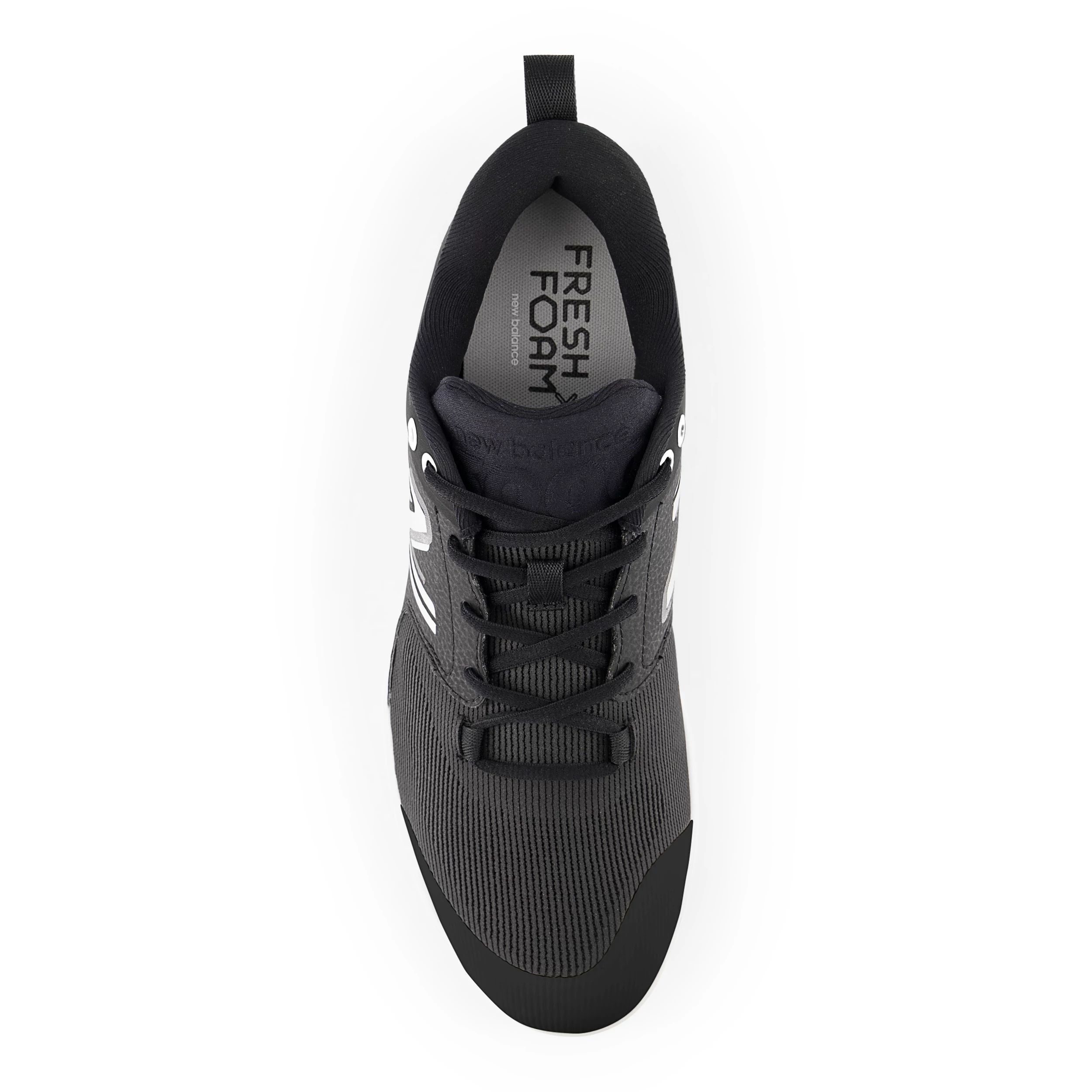 New Balance Fresh Foam 3000v6 Men's Baseball Cleats - Black/White Low Metal Spikes for Enhanced Traction & Comfort | Perfect for Baseball, Softball & Turf Sports Training