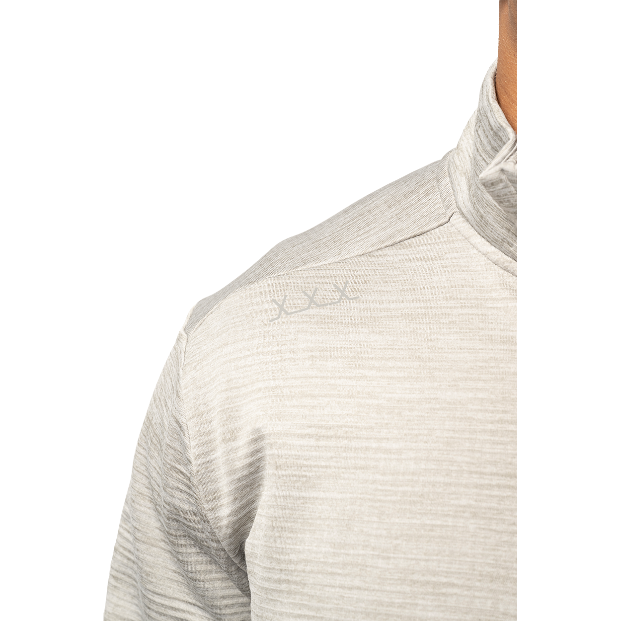 Bauer FLC Textured Half Zip Senior Hockey Pullover - Warm & Breathable Performance Wear for Ice Hockey Training & Outdoor Sports